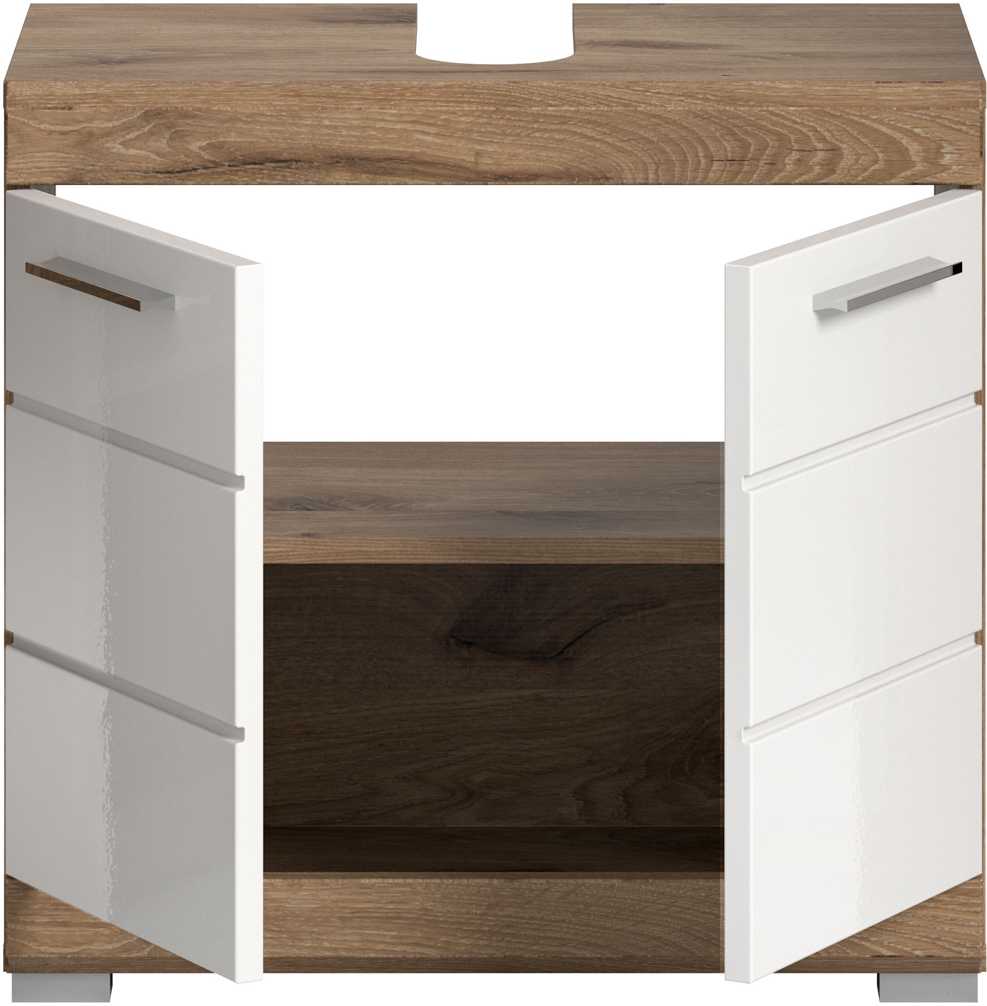 INOSIGN Armoire sous lavabo »SIENA, Breite 60cm, 2 Tür, 2 Fächer, mit Siphonausschnitt, MDF-Front« TOPSELLER!, 1 cuis tlg. in verschiedenen Farben erhältlich, Badmöbel, Badschrank, Kommode, Bad