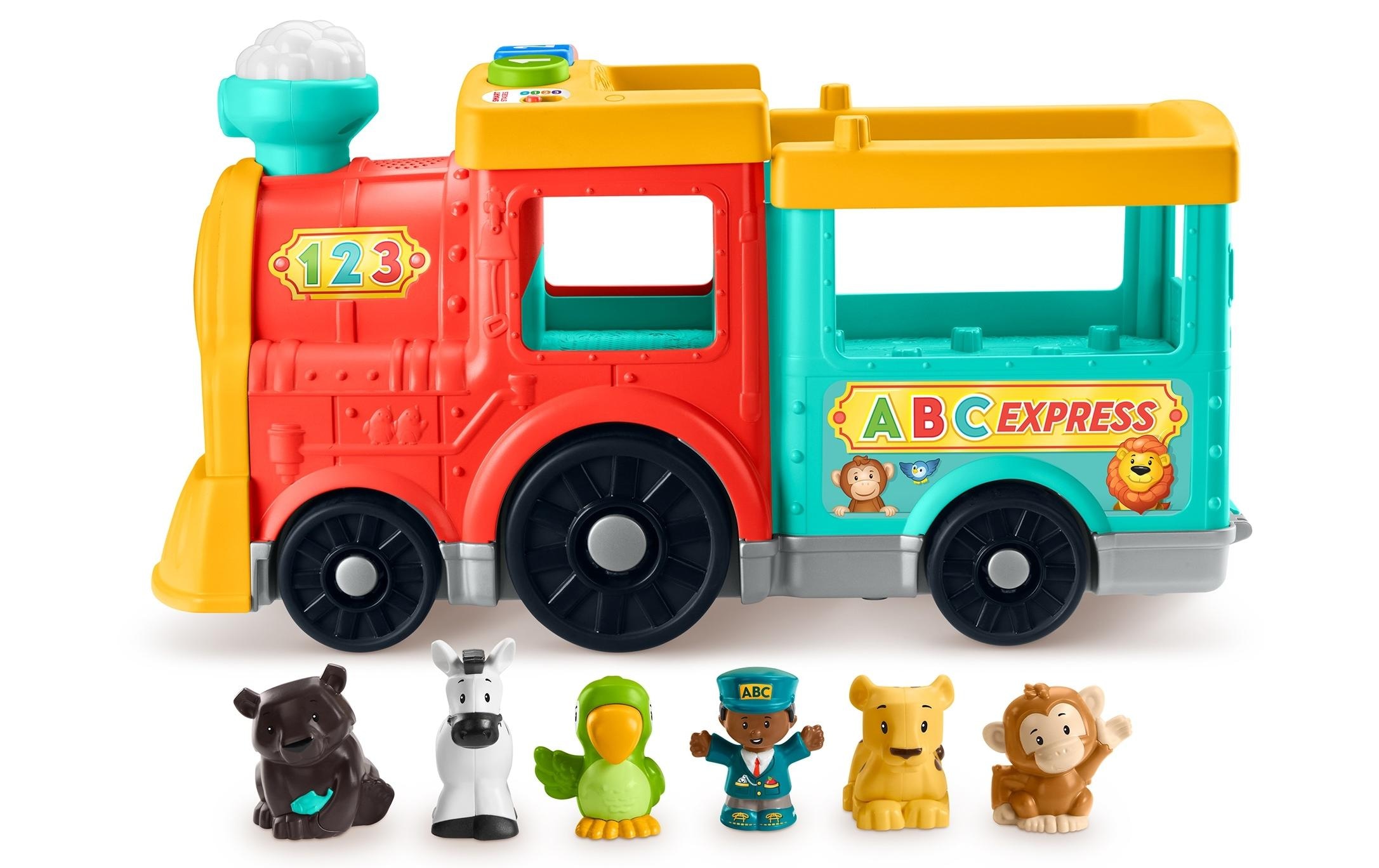 Fisher-Price® Lernspielzeug »LP Grosser ABC Tierfreunde Zug«