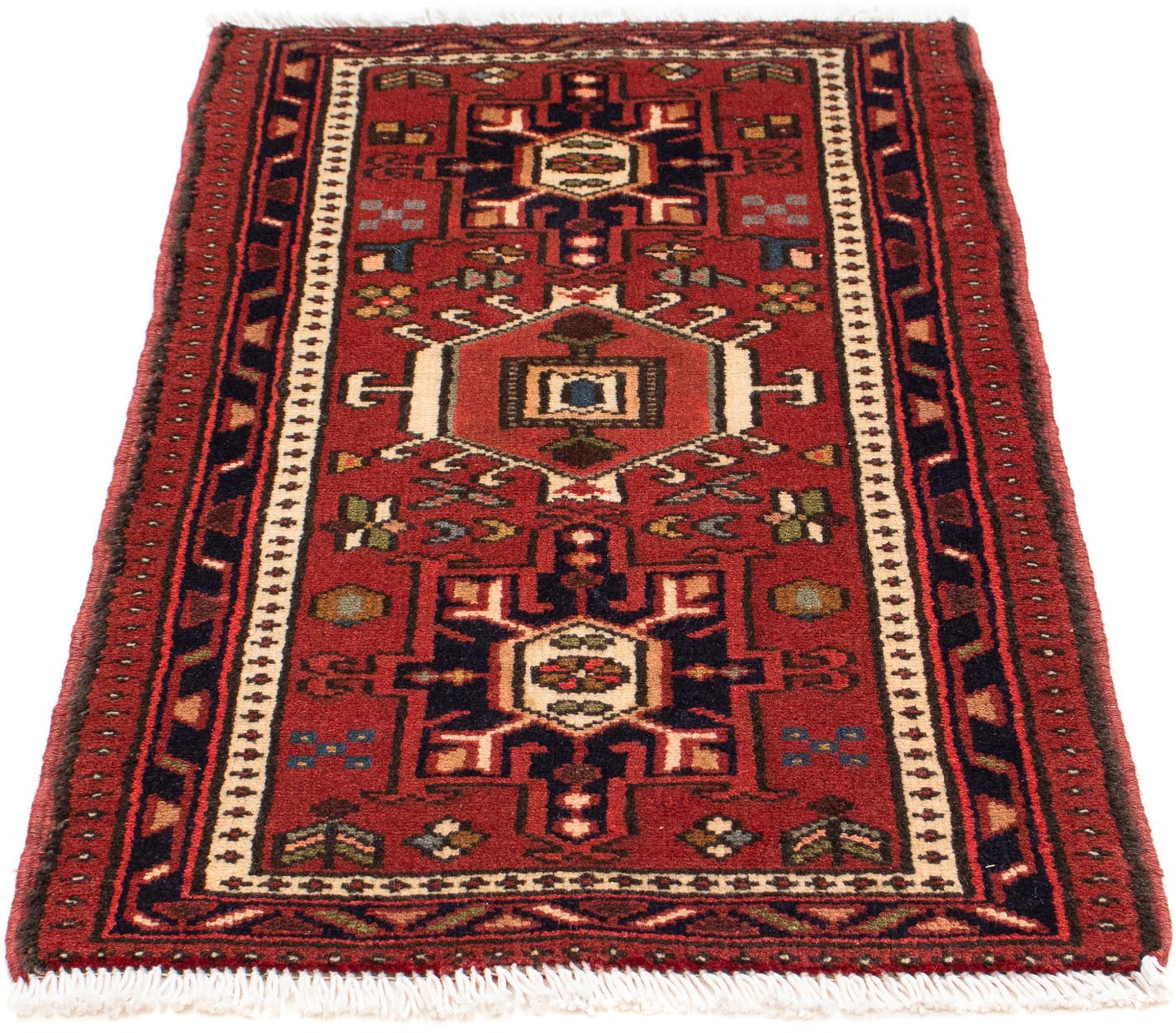 Image of morgenland Orientteppich »Perser - Nomadic - 104 x 60 cm - braun«, rechteckig, 10 mm Höhe, Wohnzimmer, Handgeknüpft, Einzelstück mit Zertifikat bei Ackermann Versand Schweiz