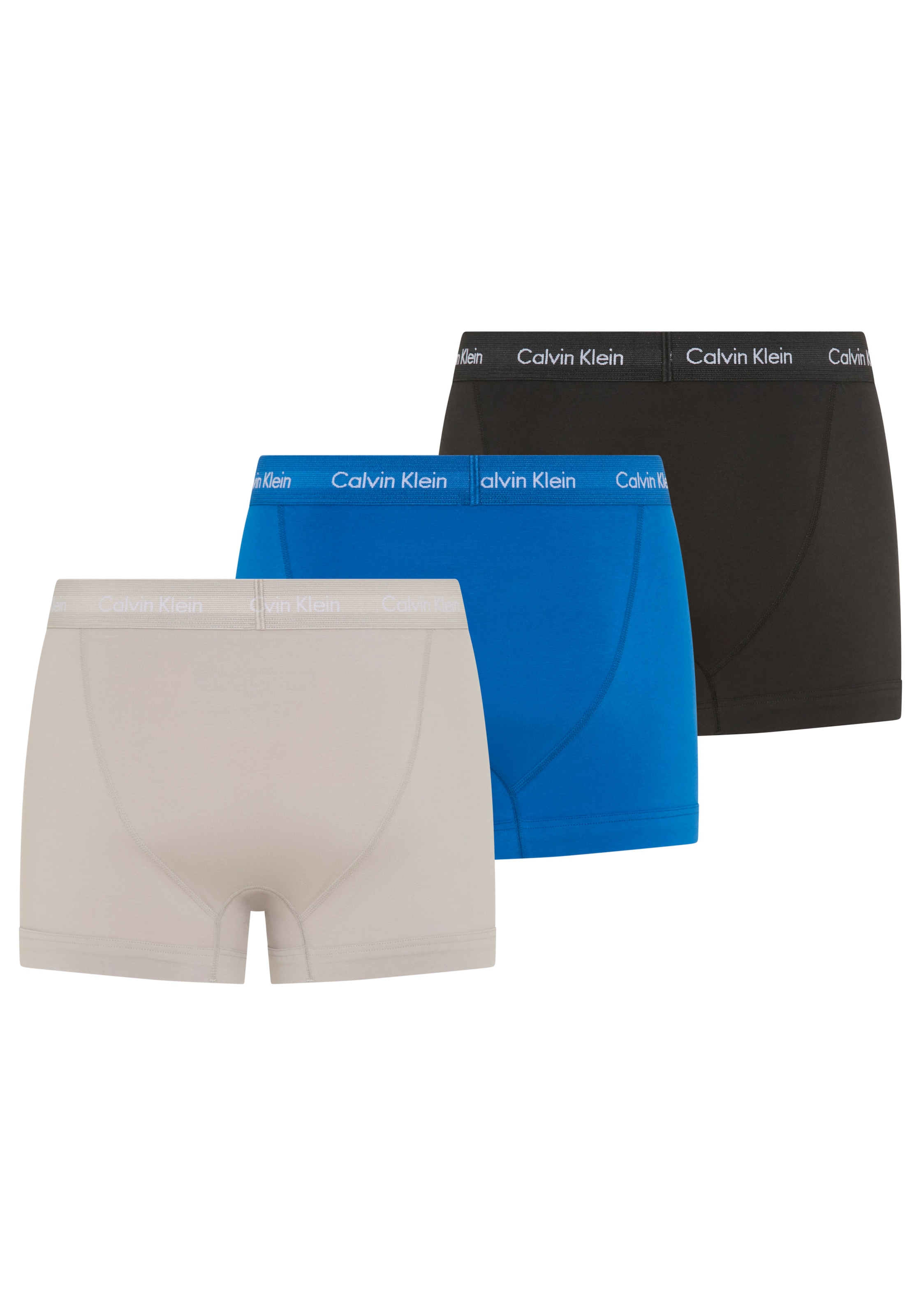 Calvin Klein Underwear Tronc »TRUNK 3PK« Paquet, 3 cuis mit Calvin Klein Logo-Elastikbund (3 Stück)
