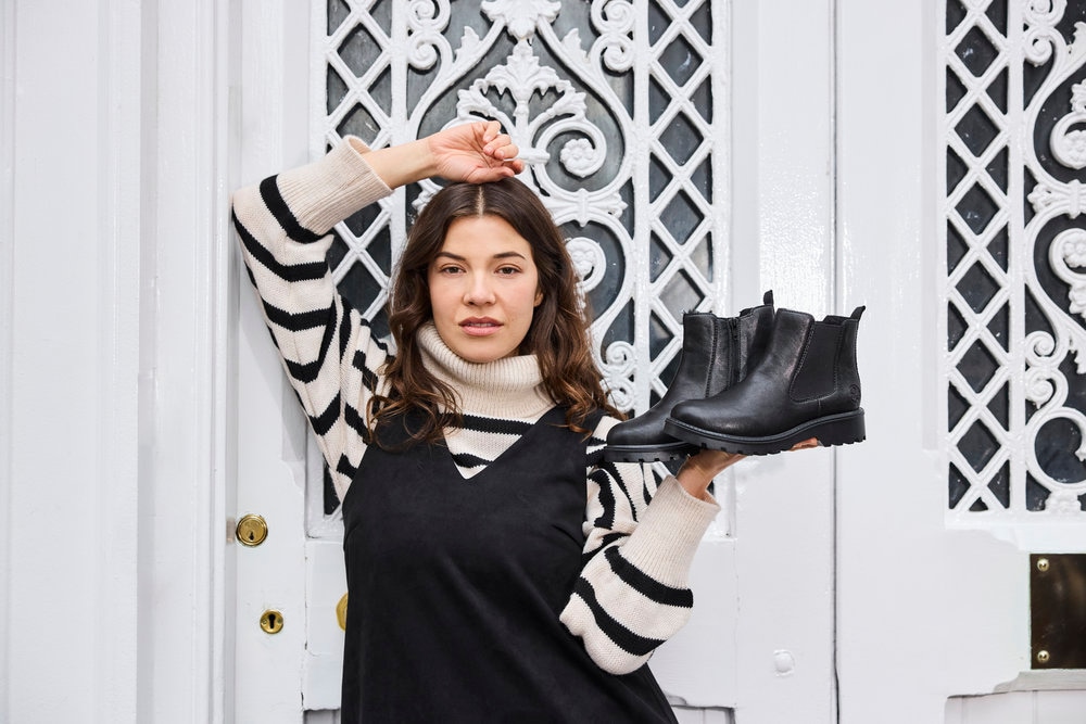 Rieker Bottines chelsea  bottines, bottines courtes, talon bloc, avec doublure chaude et douillette