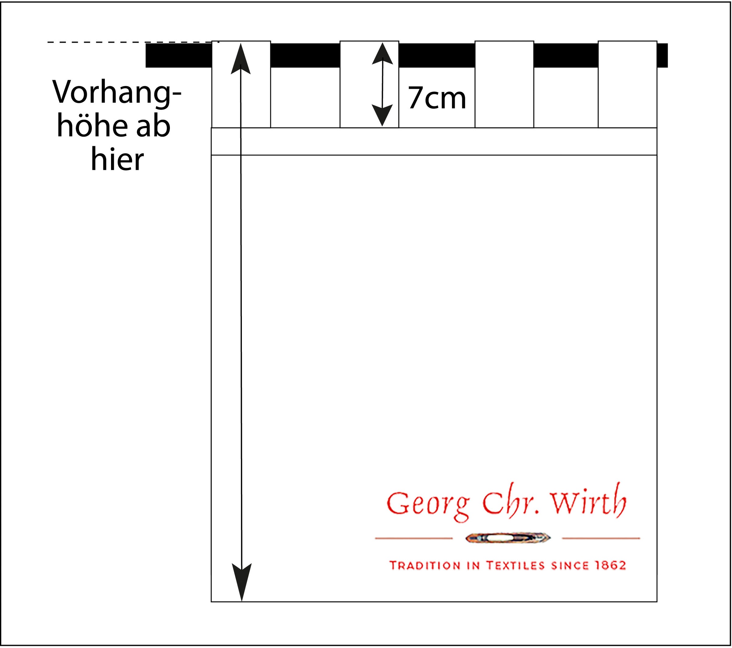 Wirth Rideau »Niederau« Boucles 1 cuis tlg.