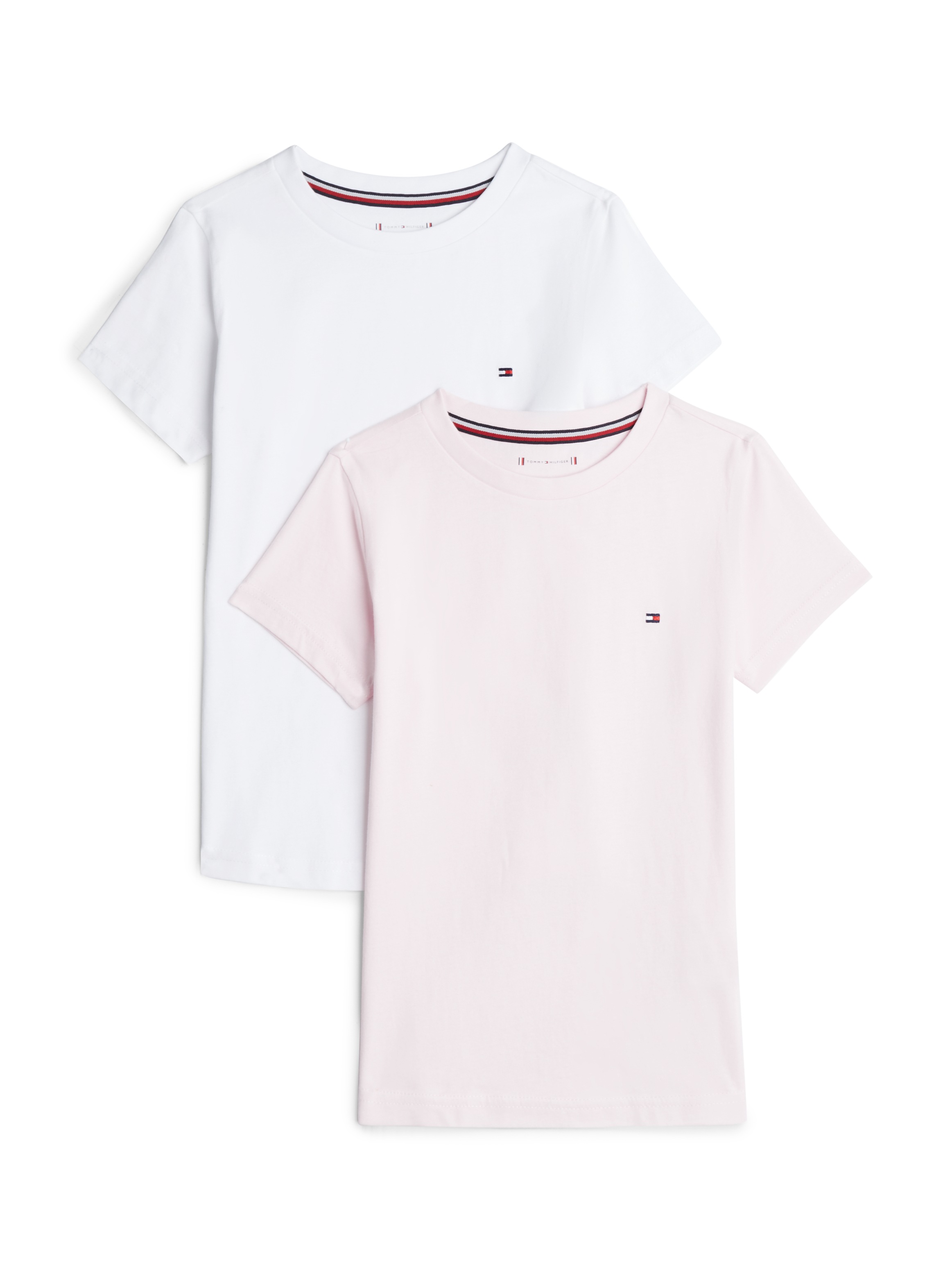 Tommy Hilfiger Underwear T-Shirt »2P CN TEE SS«, (Packung, 2 tlg., 2er-Pack), mit Logostickerei