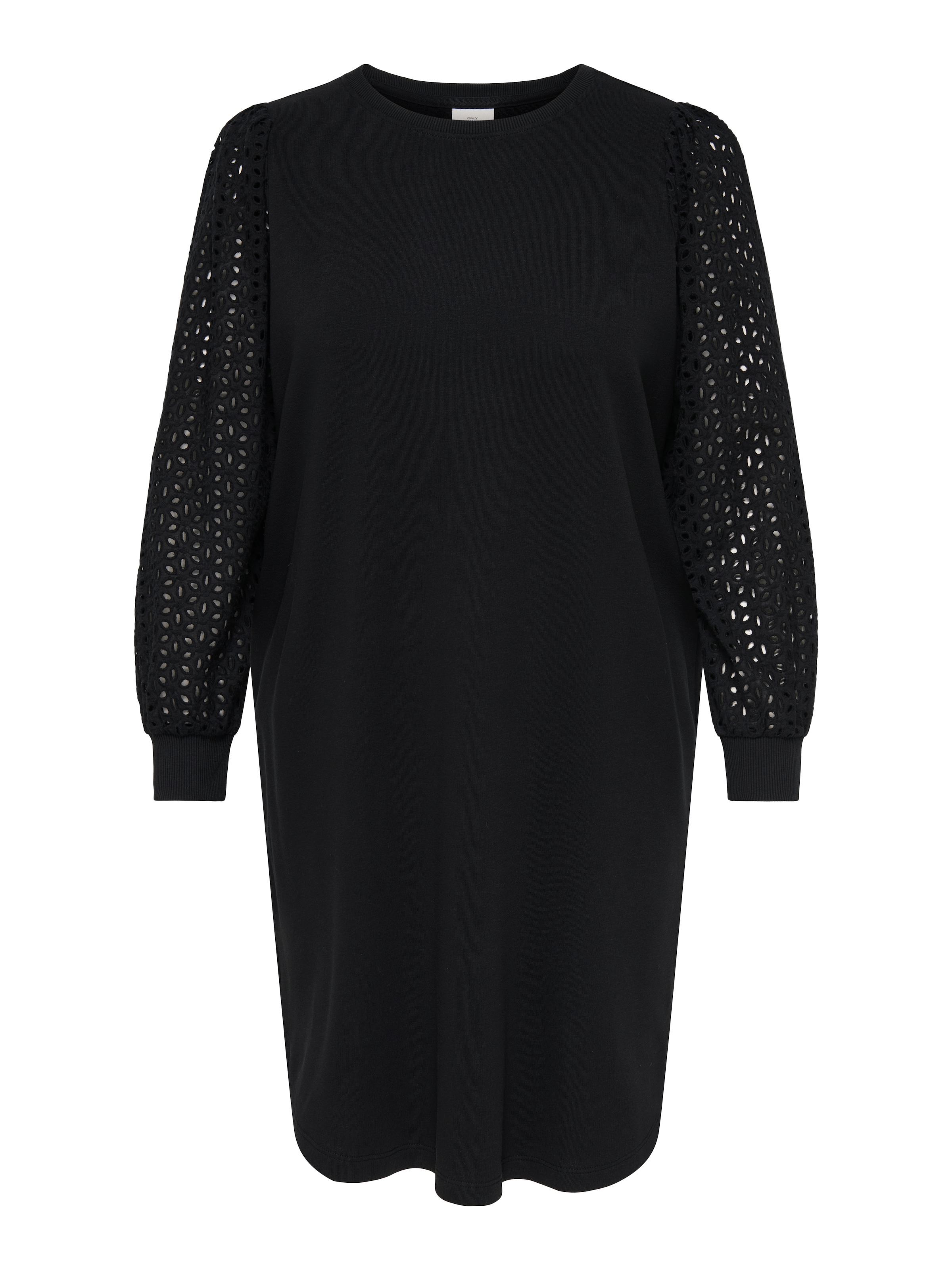 ONLY CARMAKOMA Robe midi »CARDONNA L/S MIX O-NECK MIDI DRESS JRS« Baumwollmischung