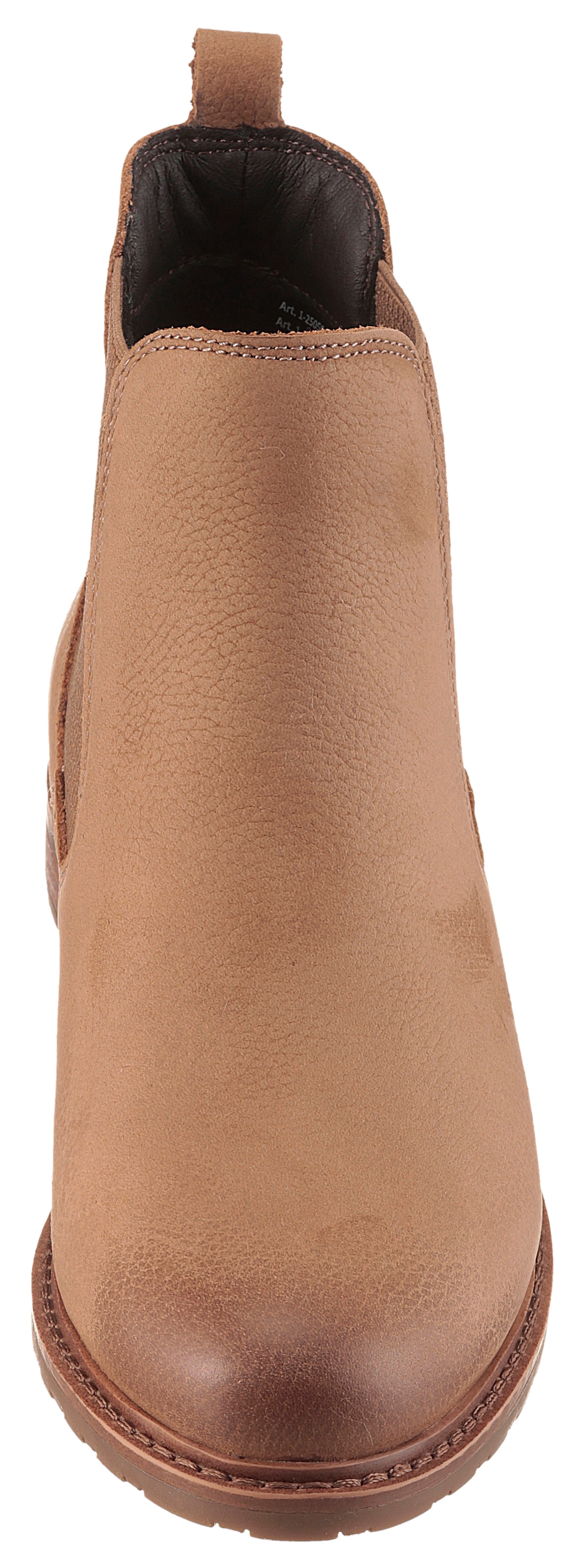 Tamaris Chelseaboots  Blockabsatz, Stiefelette, Businesschuh, Schlupfboots, Anziehlasche