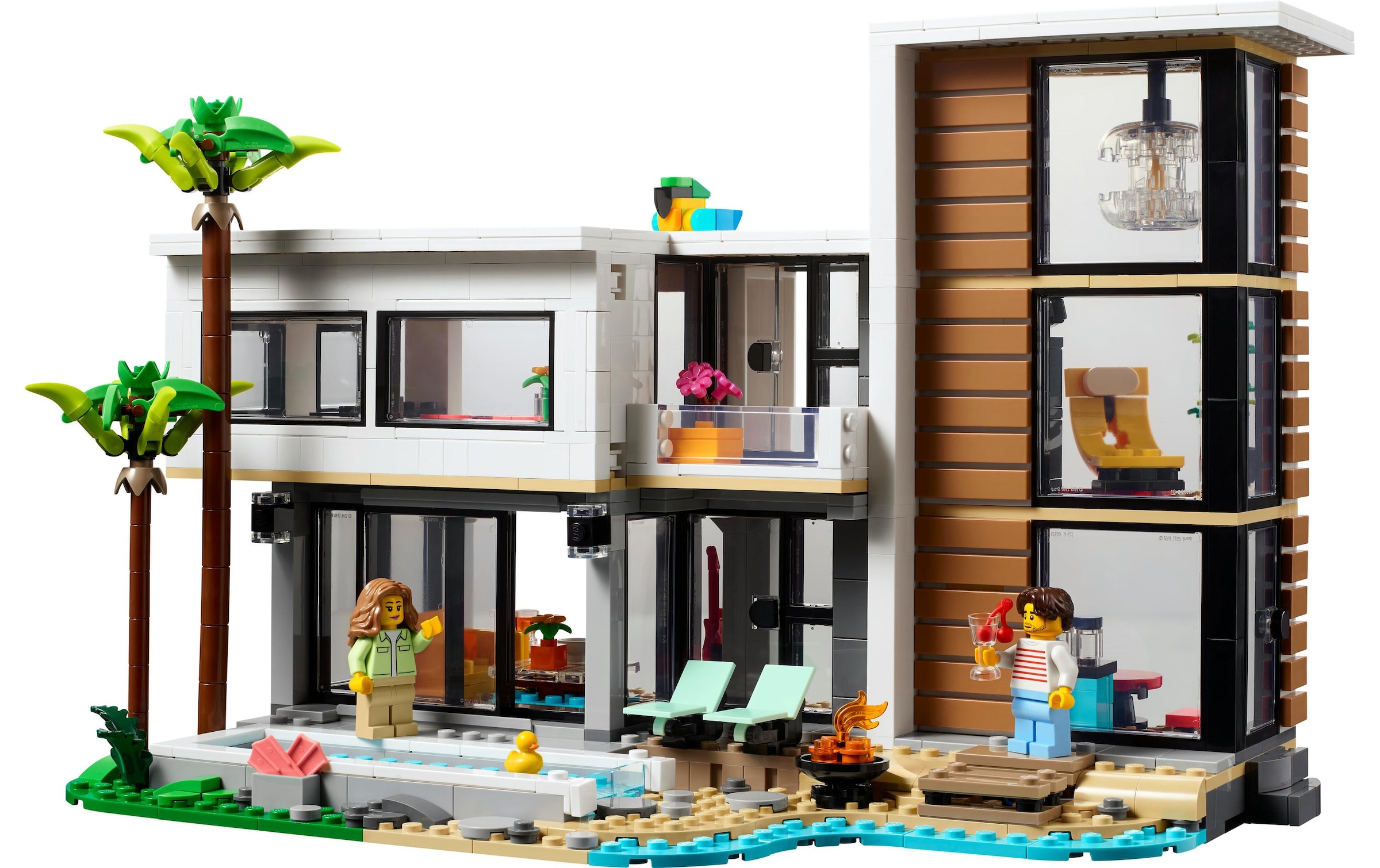 LEGO® Spielbausteine »Creator Modernes Haus 31153«, (939 St.)