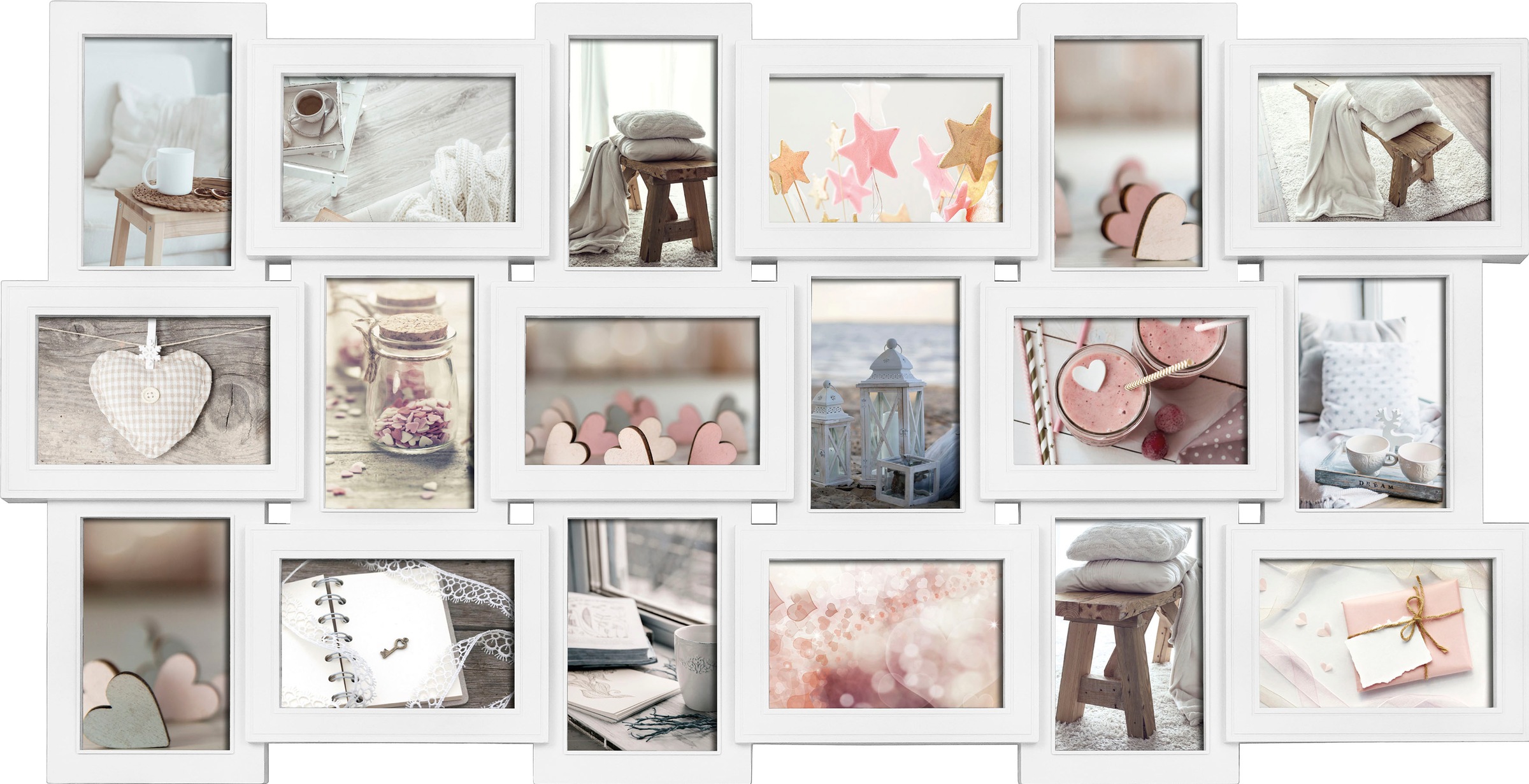 Image of RAPHAELLO Bilderrahmen »Berlin«, (1 St.), Collage-weiss bei Ackermann Versand Schweiz