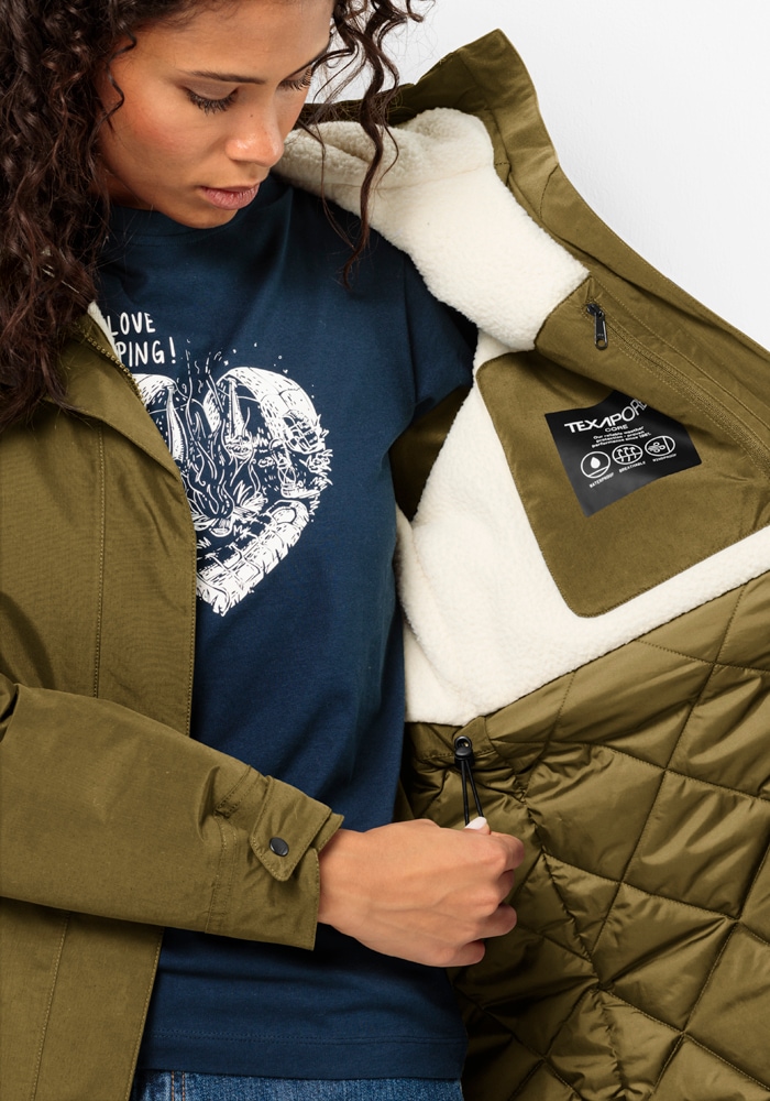 Jack Wolfskin Parka »TALFORST PARKA W«, mit Kapuze