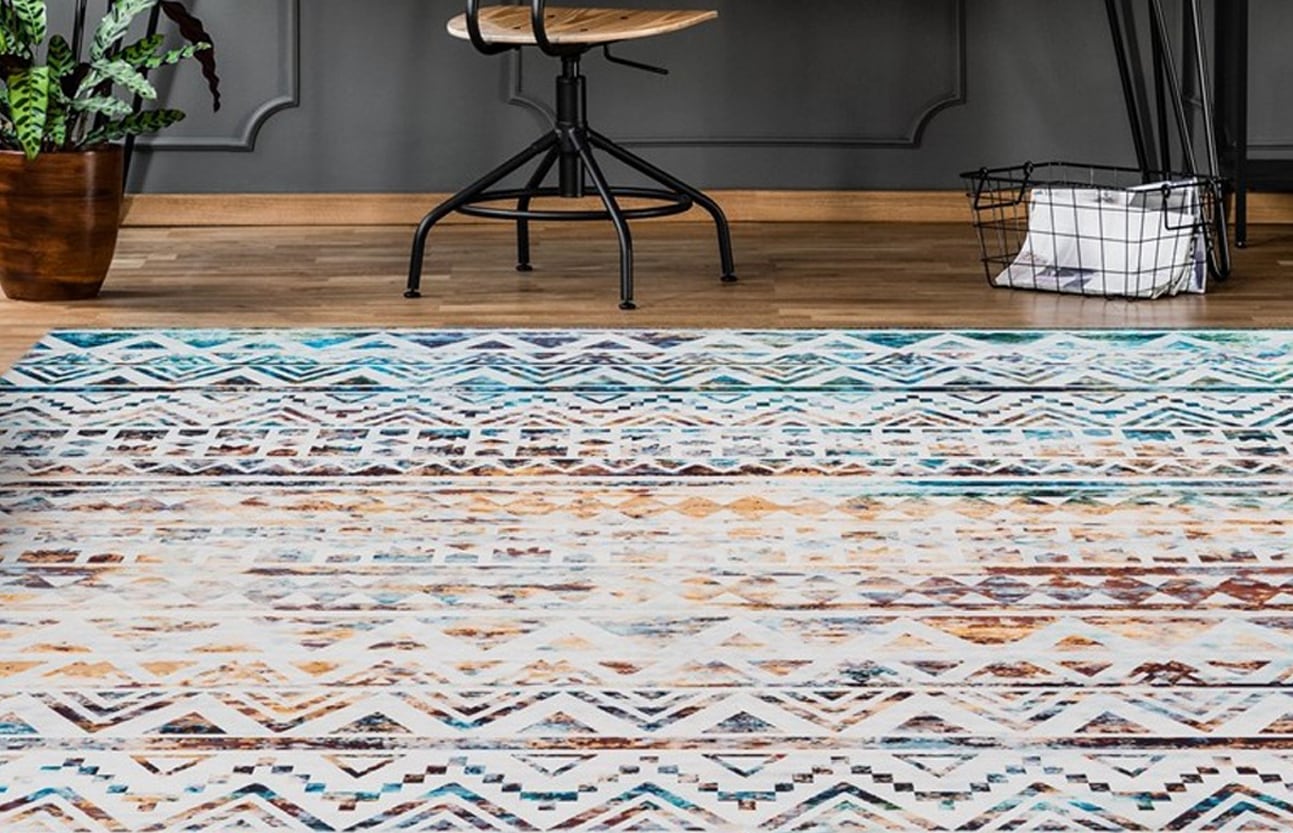 Image of calo-deluxe Teppich "Castor 689" rechteckig 6 mm Höhe Kurzflor, Wohnzimmer