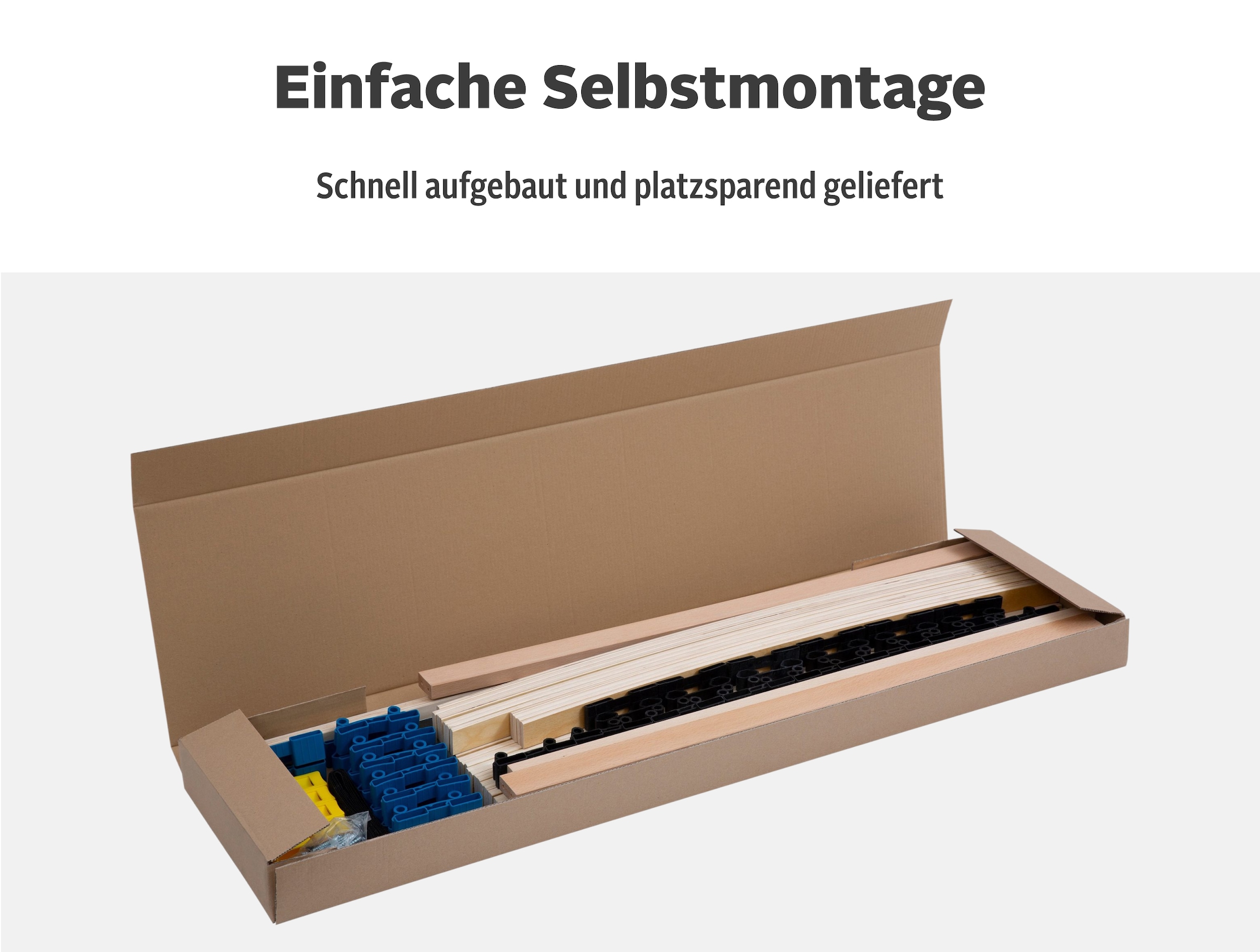 Älgdröm Lattenrost »Lattenrost Glomma NV, 90x200, 140x200 cm und weiteren Grössen« Lattenrost für alle Matratzen, & Selbstmontage, langlebig, ergonomisch