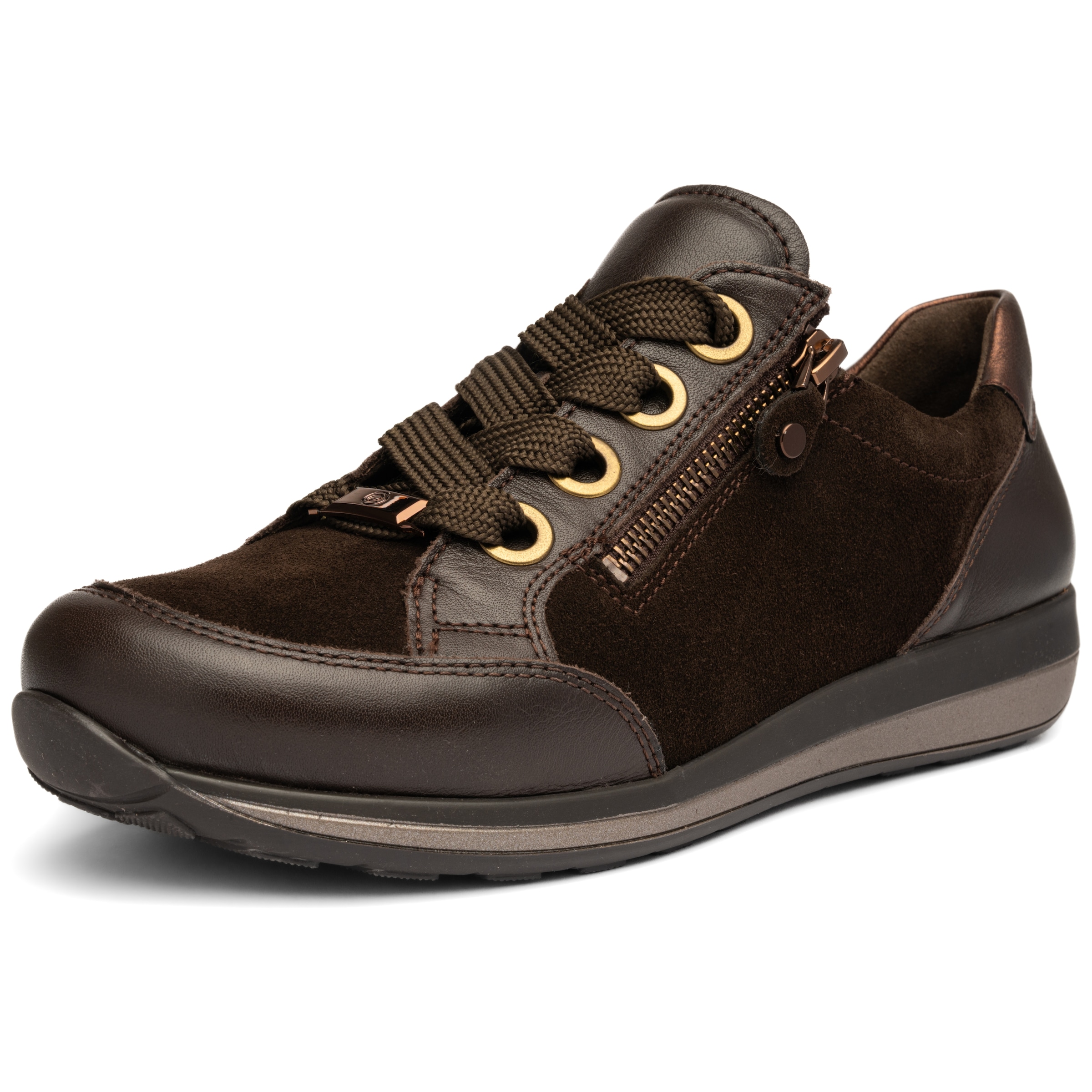 Image of Ara Keilsneaker "OSAKA" Freizeitschuh, Halbschuh, Schnürschuh mit Aussenreissverschluss, Weite H