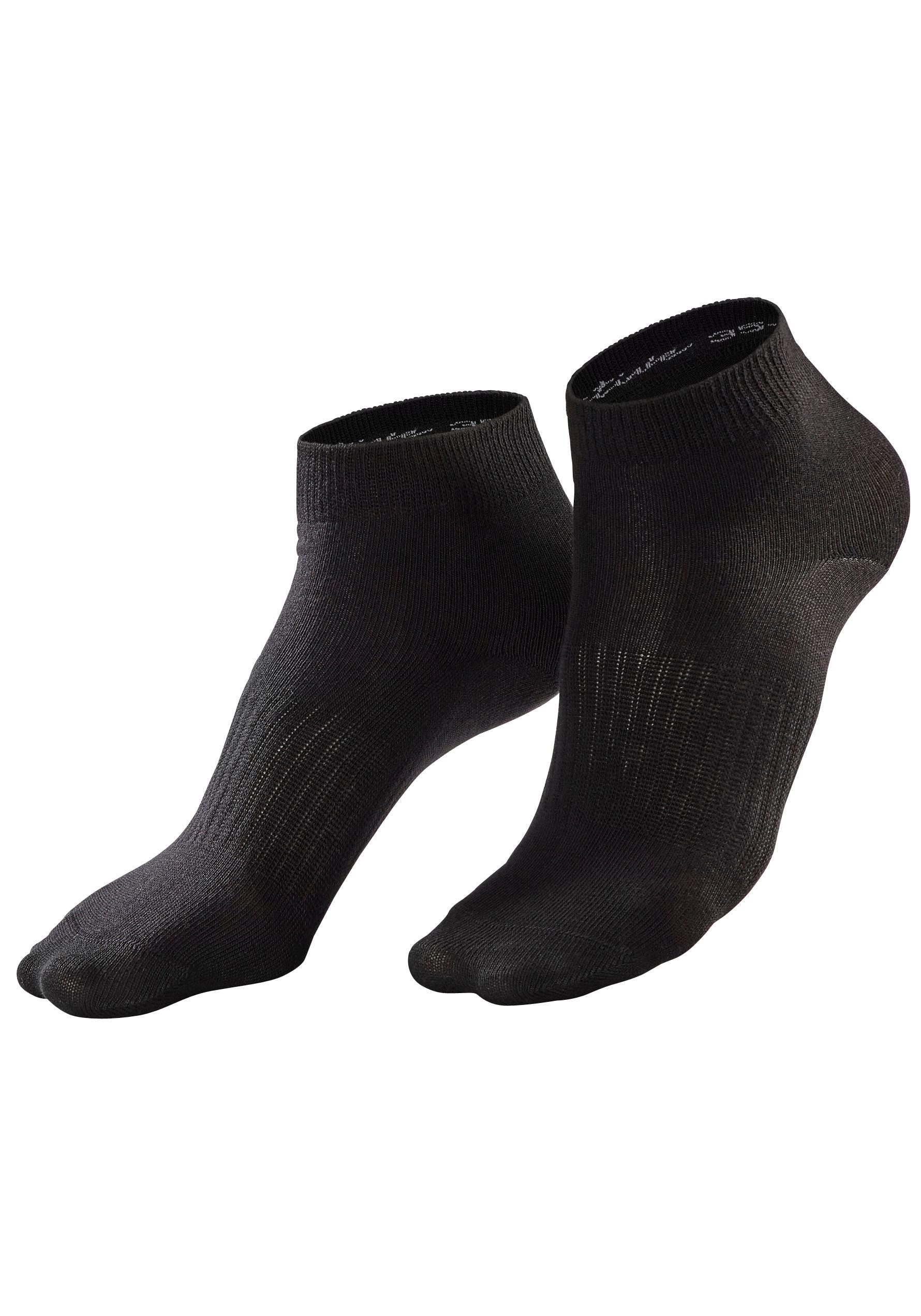 LASCANA ACTIVE Sneakersocken, (Packung, 7 Paar), mit Mittelfussgummi