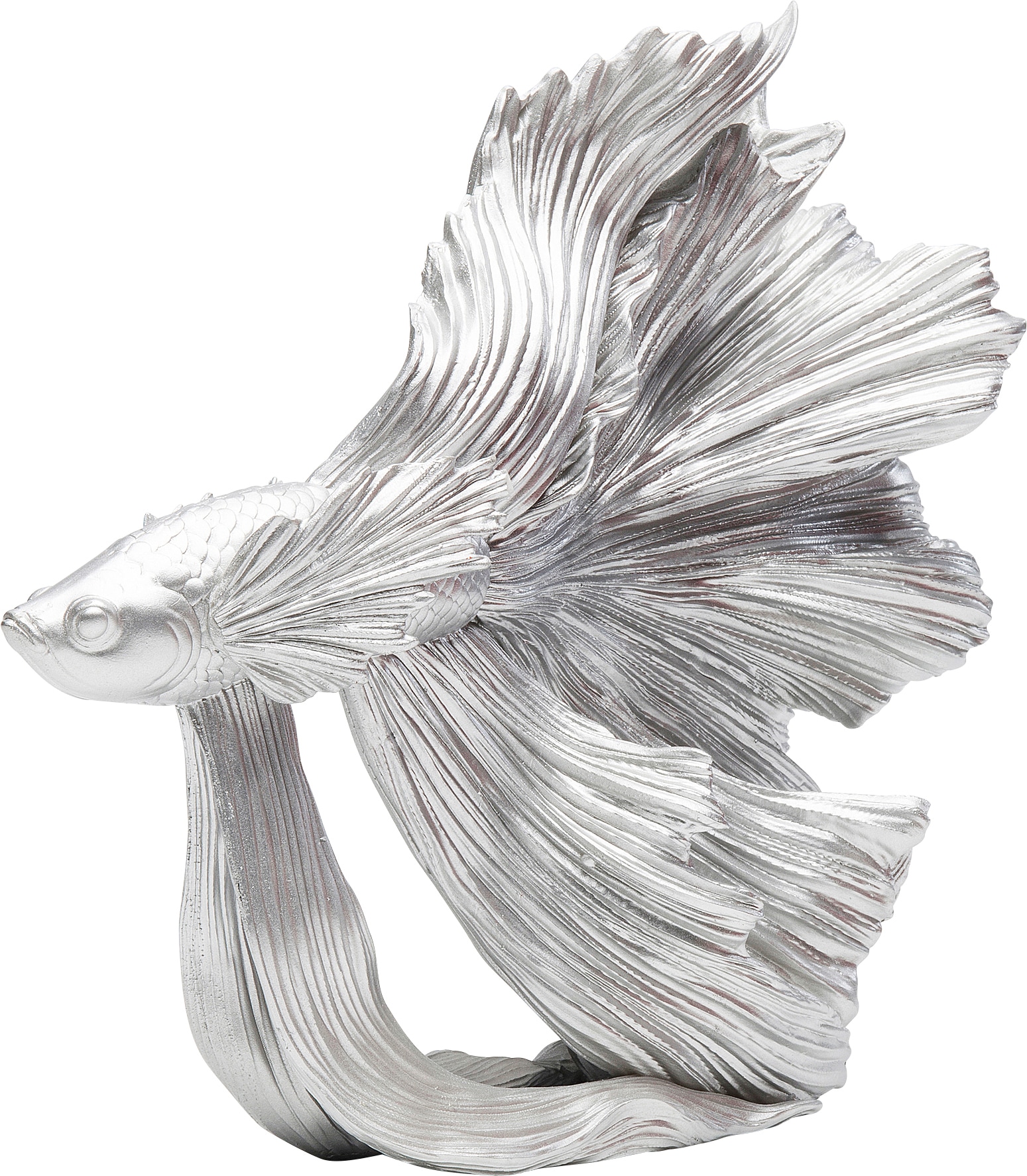 Kare Design Figurine de décoration »Betta Fish Silber Klein«