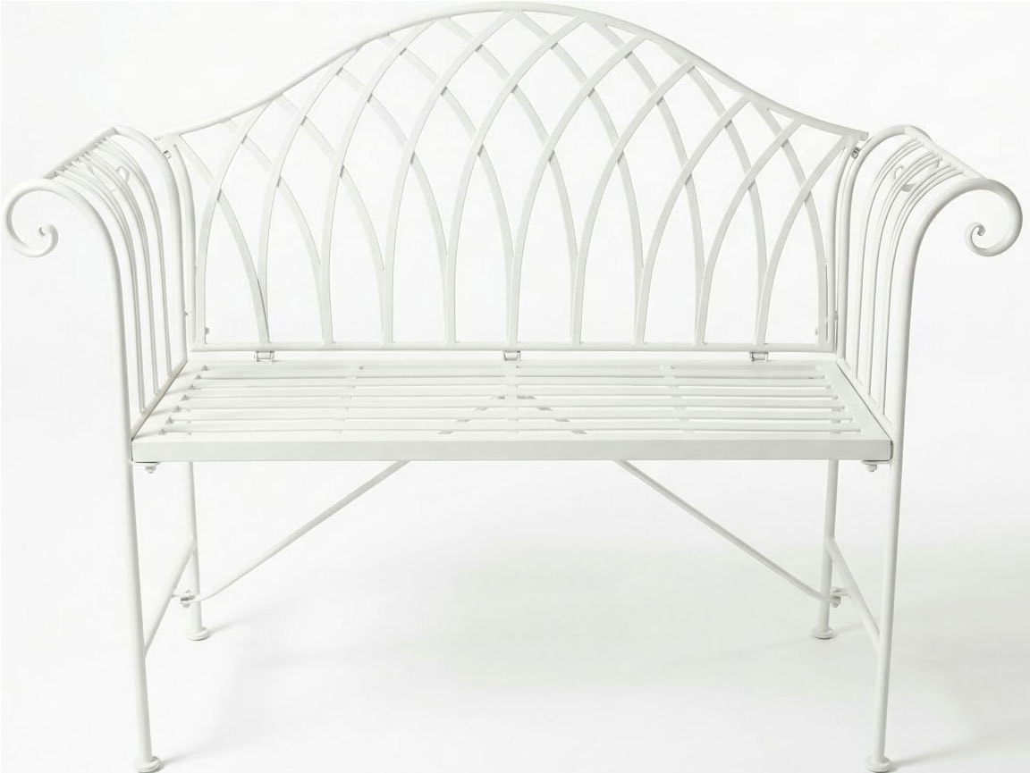 Image of Ambiente Haus Gartenbank "Whitby Gartenbank in Antikweiss" 1 Stk. tlg.