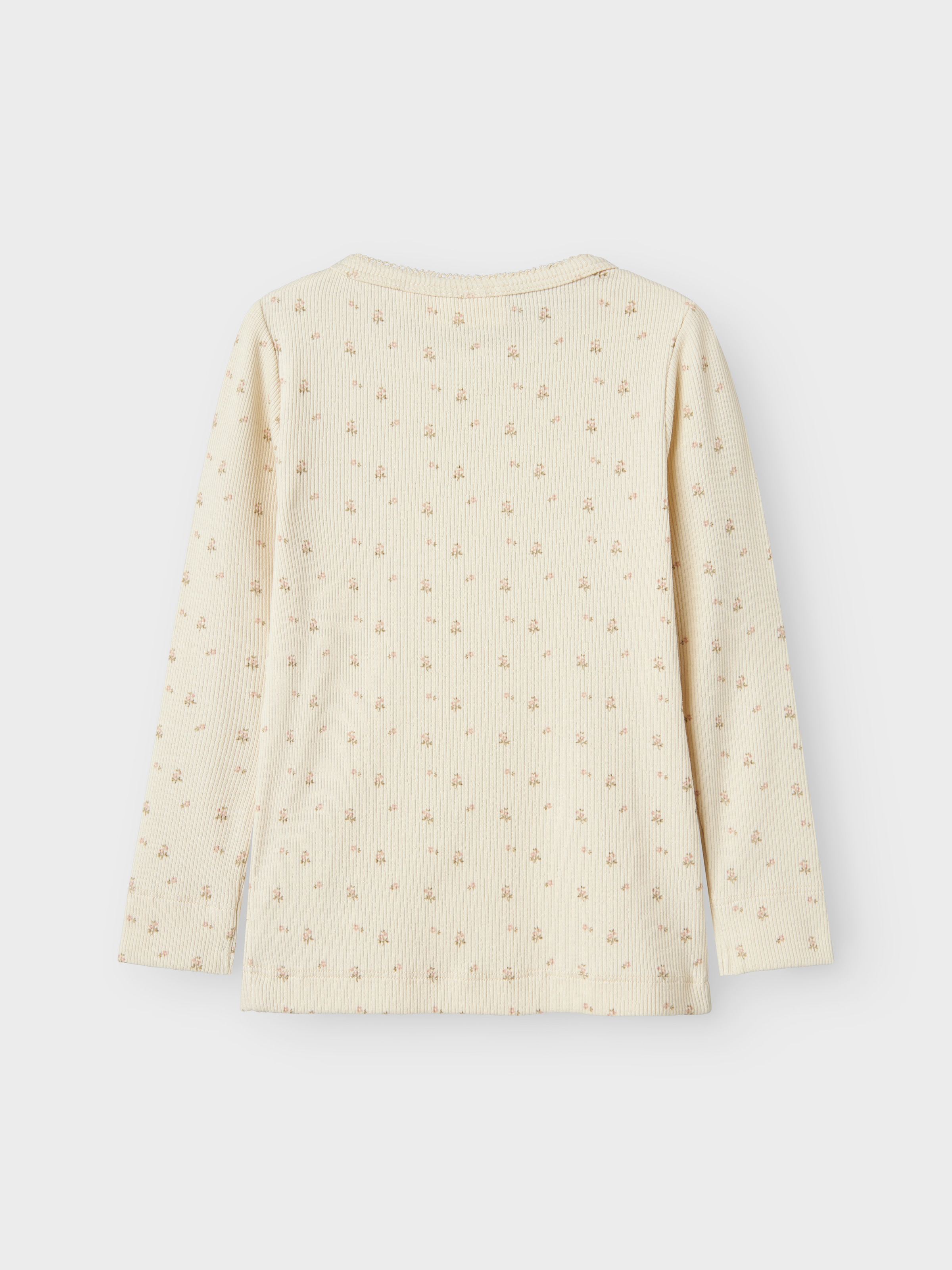 Lil' Atelier T-shirt à manches longues »NMFGAGO LS SLIM TOP LIL NOOS« jersey côtelé doux
