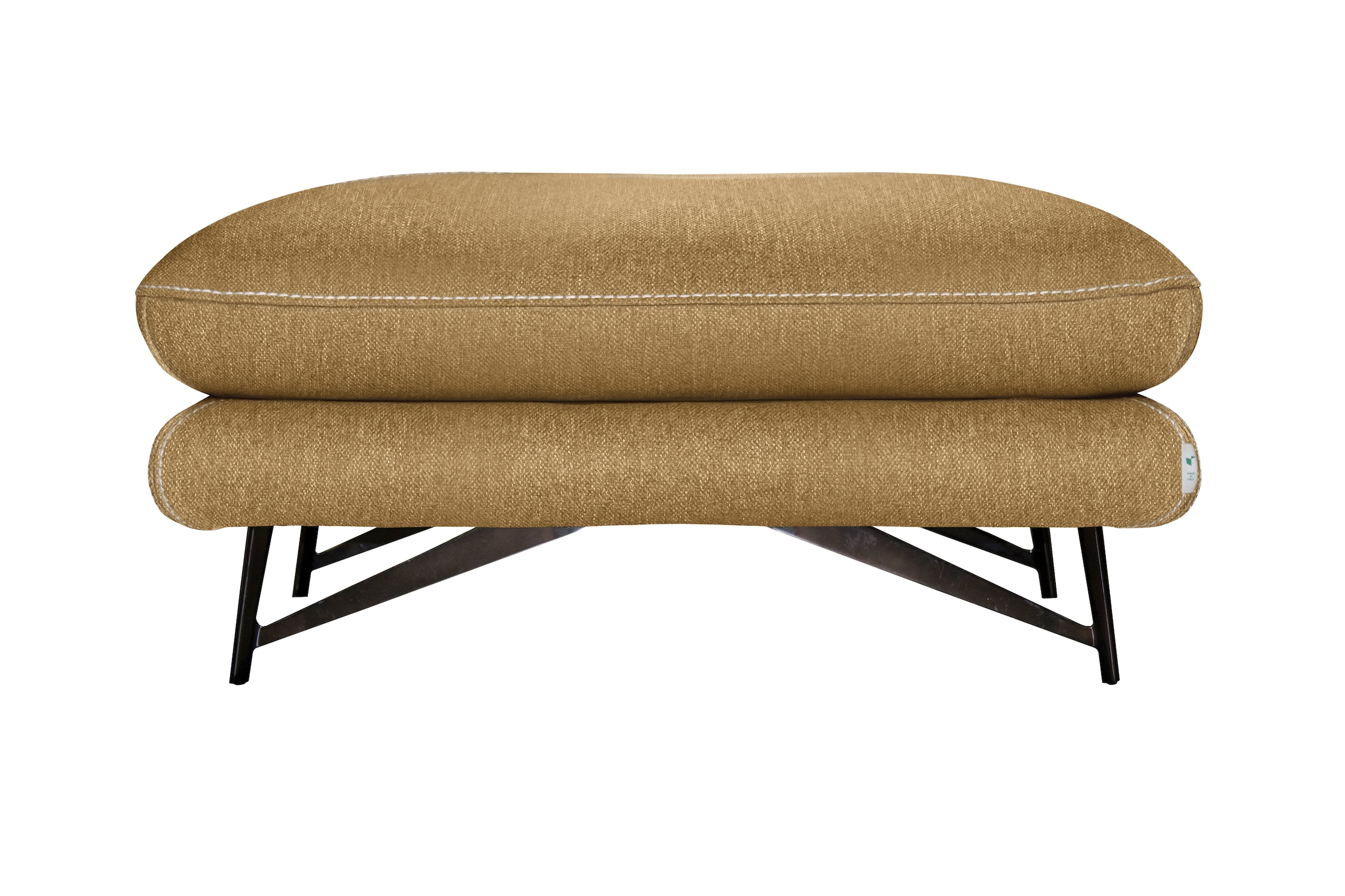 Image of CALIA ITALIA Hocker "Cezanne bequem und elegant, B/T 90/70cm, hochwertiger Designfuss"