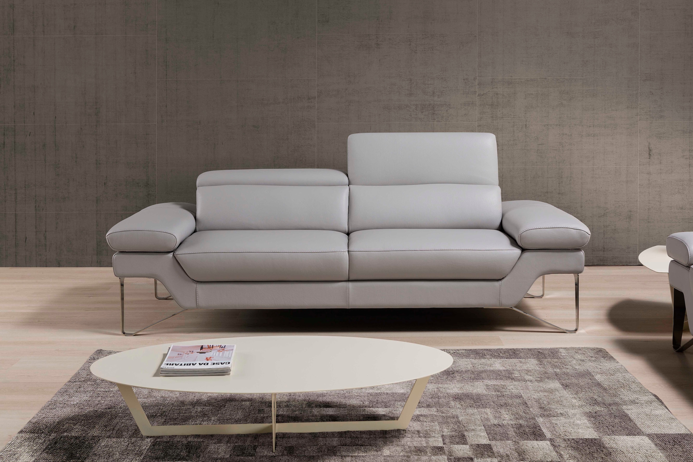 Egoitaliano 2,5-Sitzer »Princess, Designsofa und super bequem, tolle Detailverarbeitung«, inkl. verstellbarer Kopfteile