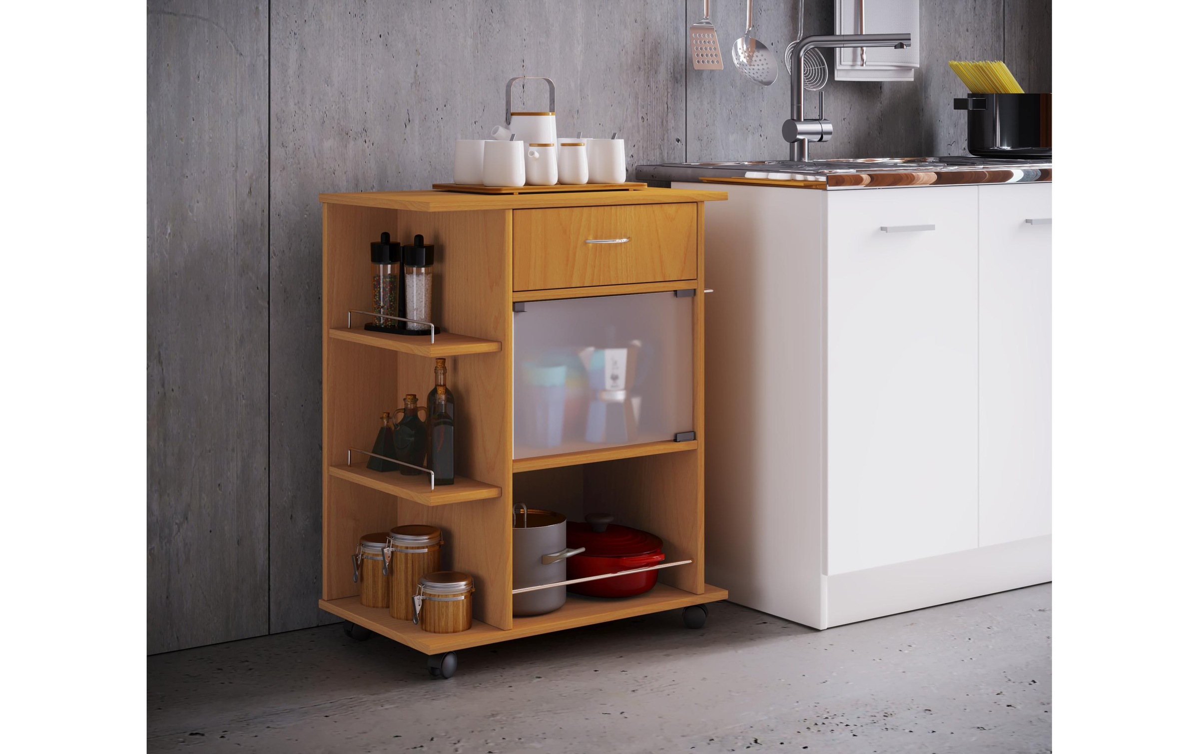 VCM Chariot de cuisine »Pocis 65 x 80 x 39 cm«