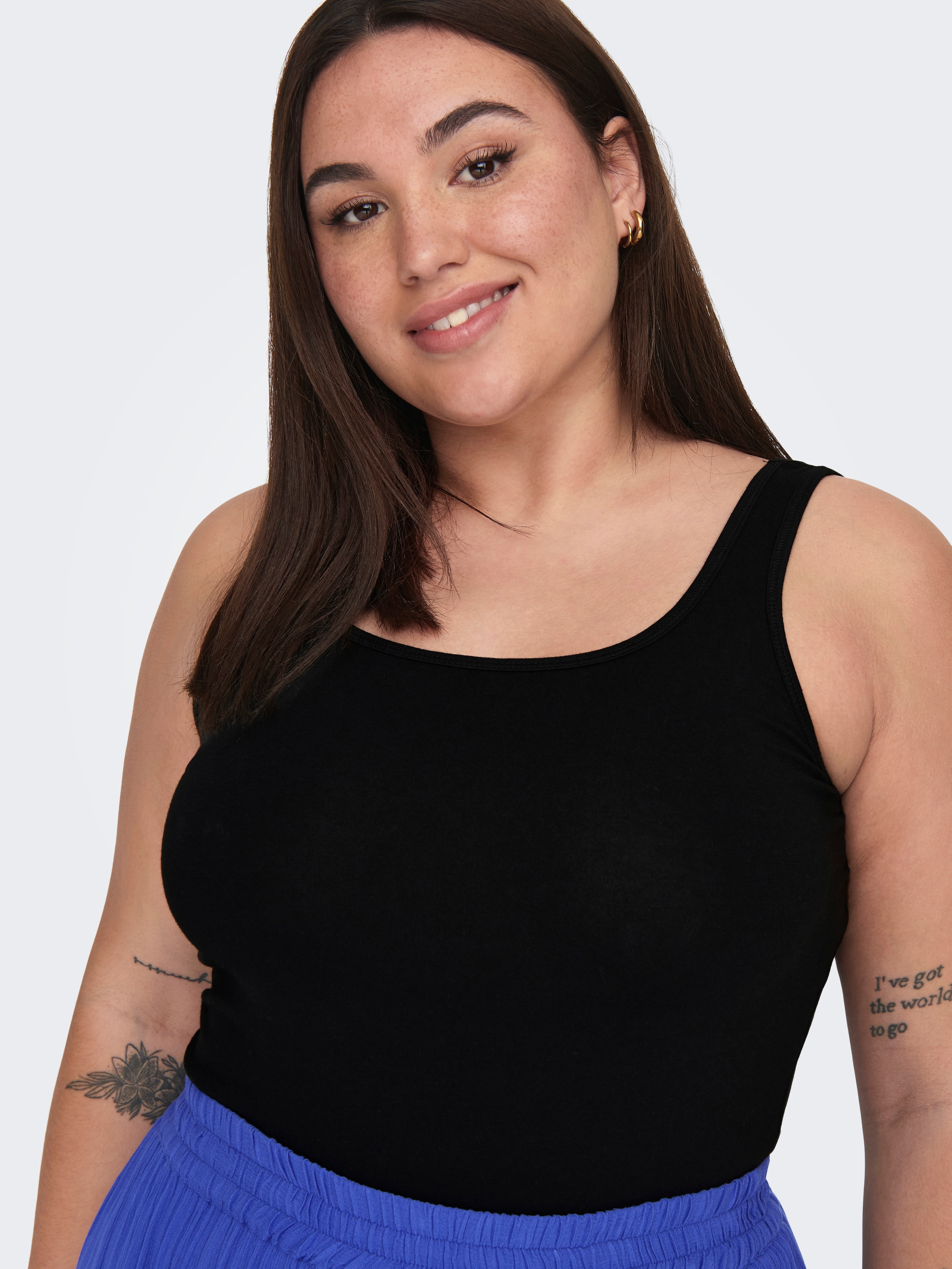 ONLY CARMAKOMA Débardeur »CARTIME TANK TOP 2 PACK« Packung, 2 cuis