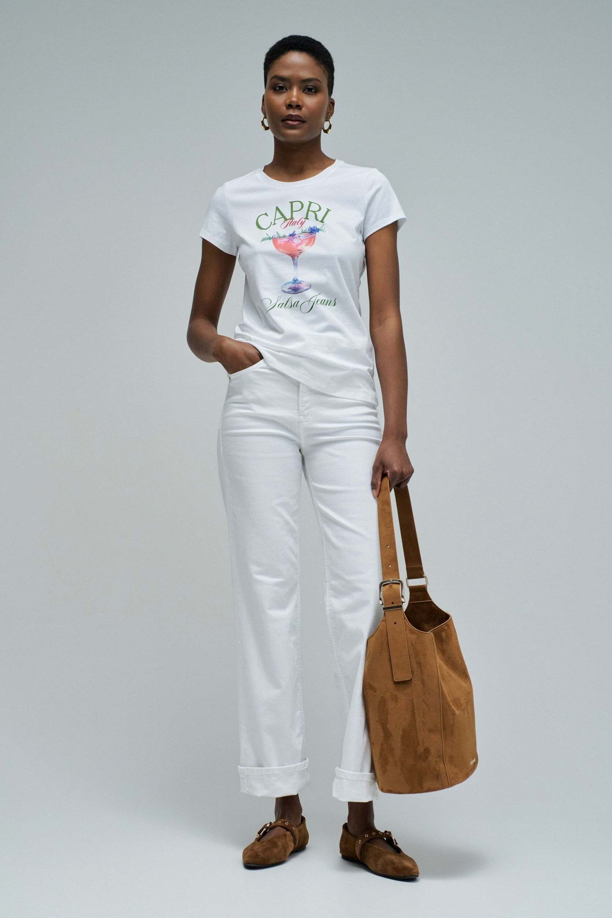 Salsa T-Shirt »Salsa Jeans T-Shirt Loose Graphic«