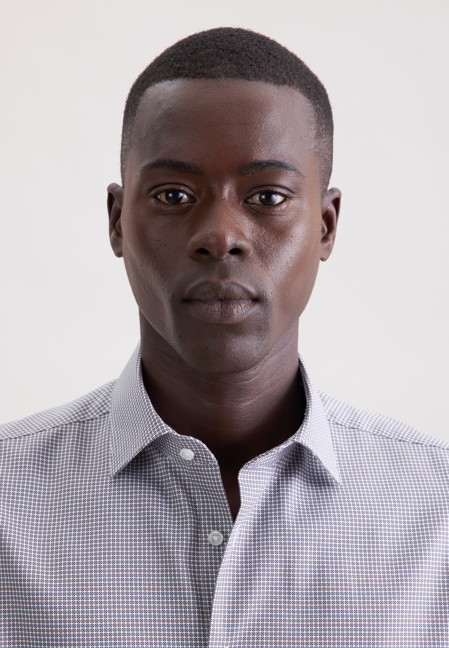 seidensticker Chemise d'affaires »Schwarze Rose« Shaped 1/2 Kentkragen Druck