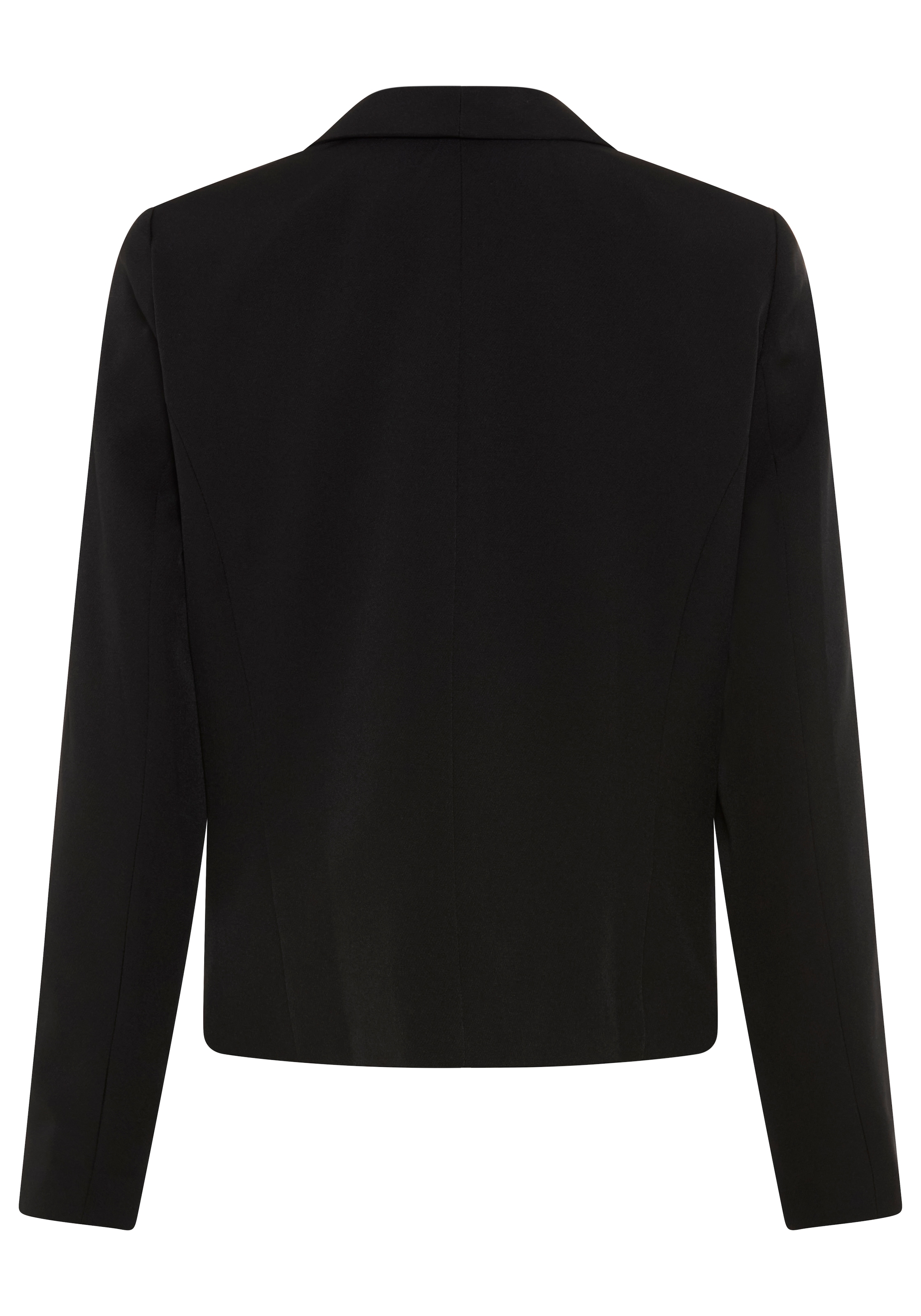 Laura Scott Blazer court avec col châle, coupe courte, en polyester et élasthanne