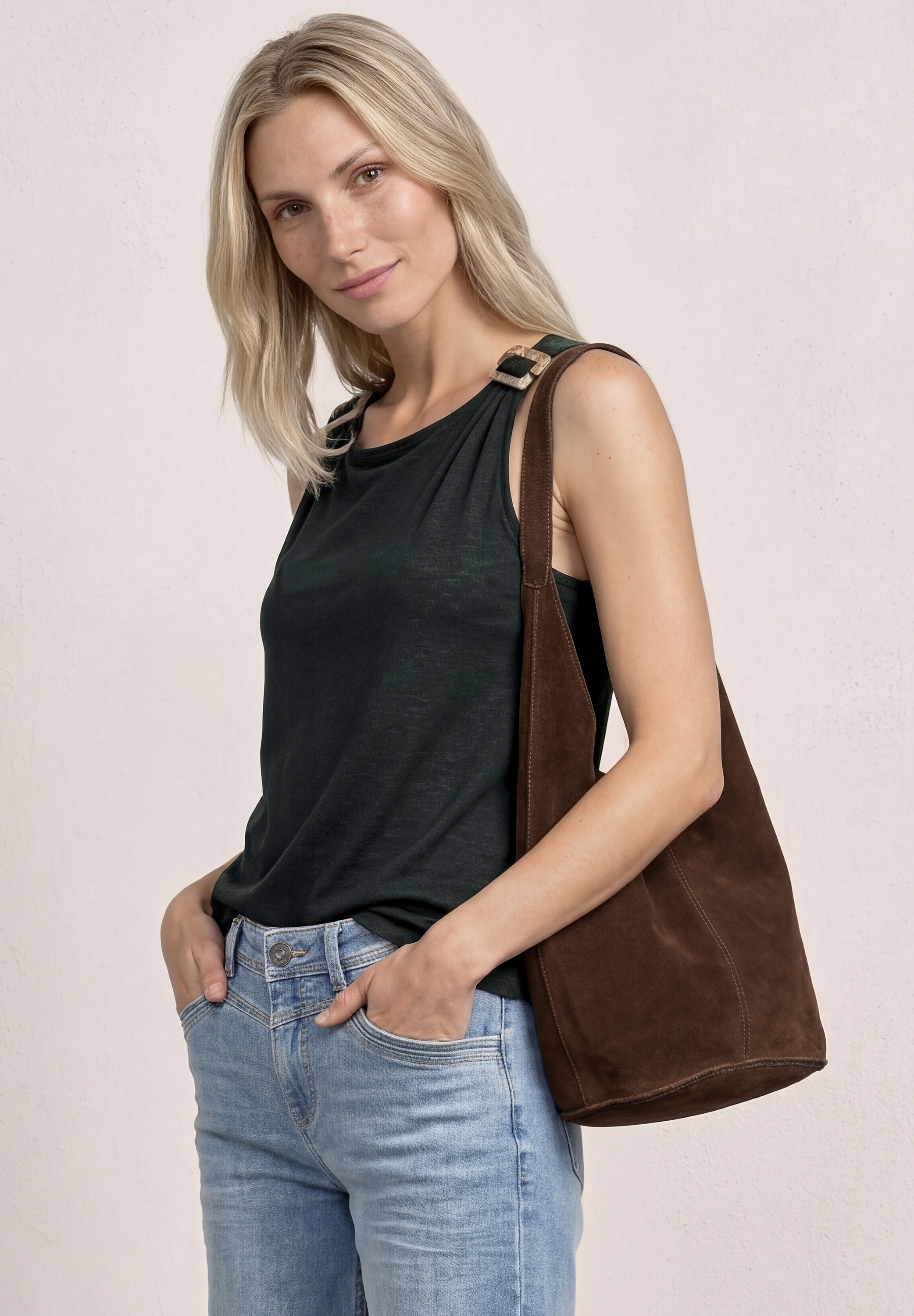 Image of STREET ONE Shirttop mit Schnallen Detail