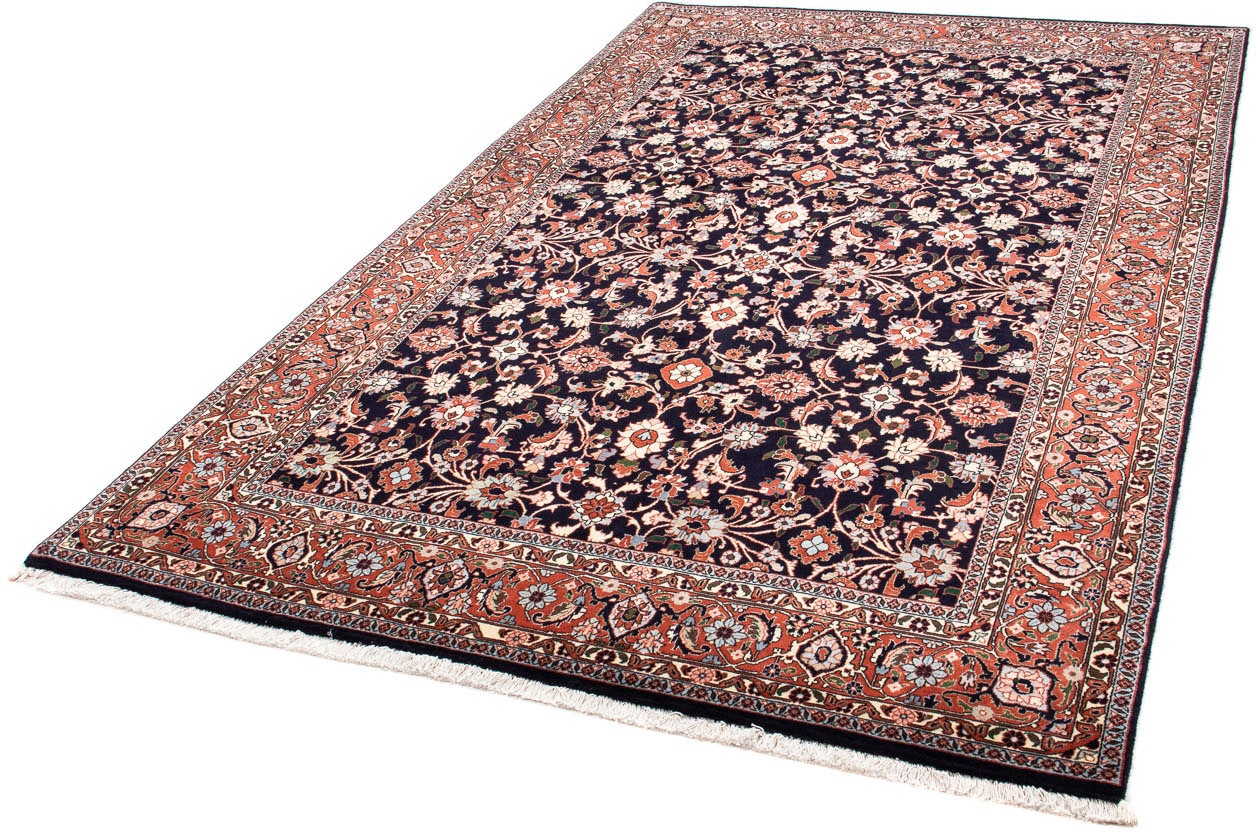 Image of morgenland Orientteppich »Perser - Bidjar - 245 x 151 cm - dunkelblau«, rechteckig, 15 mm Höhe, Wohnzimmer, Handgeknüpft, Einzelstück mit Zertifikat bei Ackermann Versand Schweiz