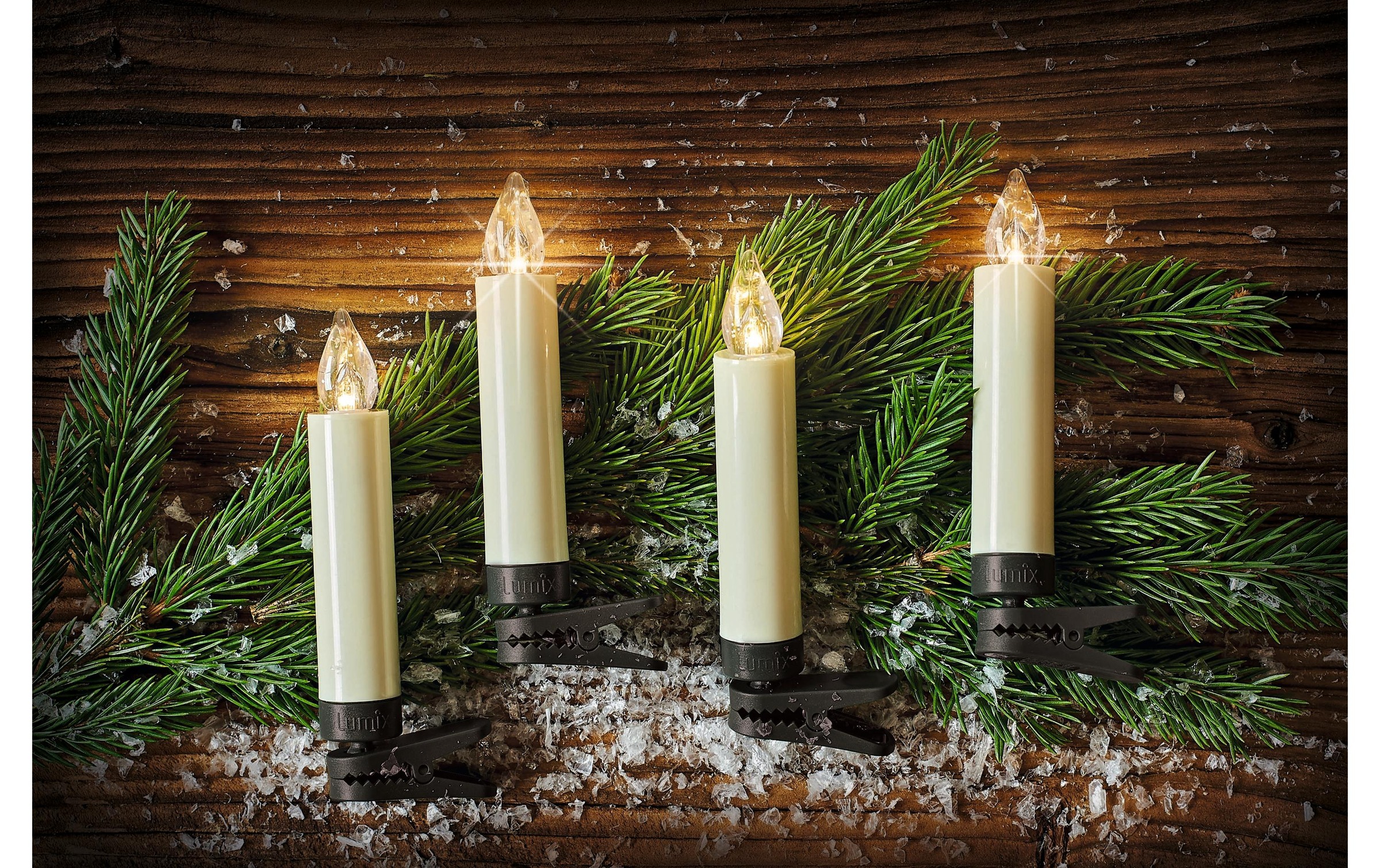 Image of lumix Christbaumkerzen »Baumkerze Basic Mini 10e«, 10 St.-flammig bei Ackermann Versand Schweiz