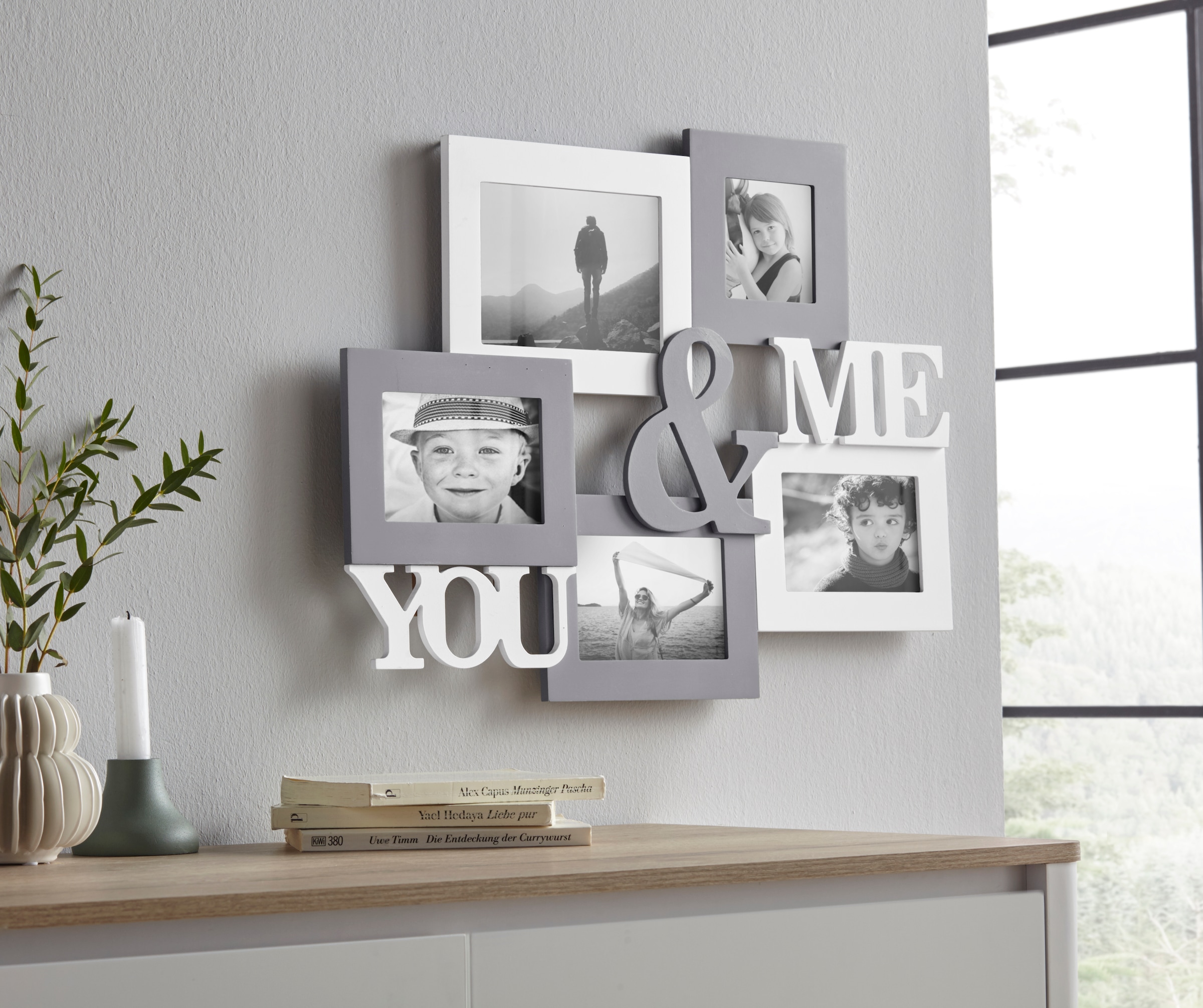 my home Bilderrahmen Collage »YOU & ME«, für 5 Bilder, Fotorahmen bequem  kaufen