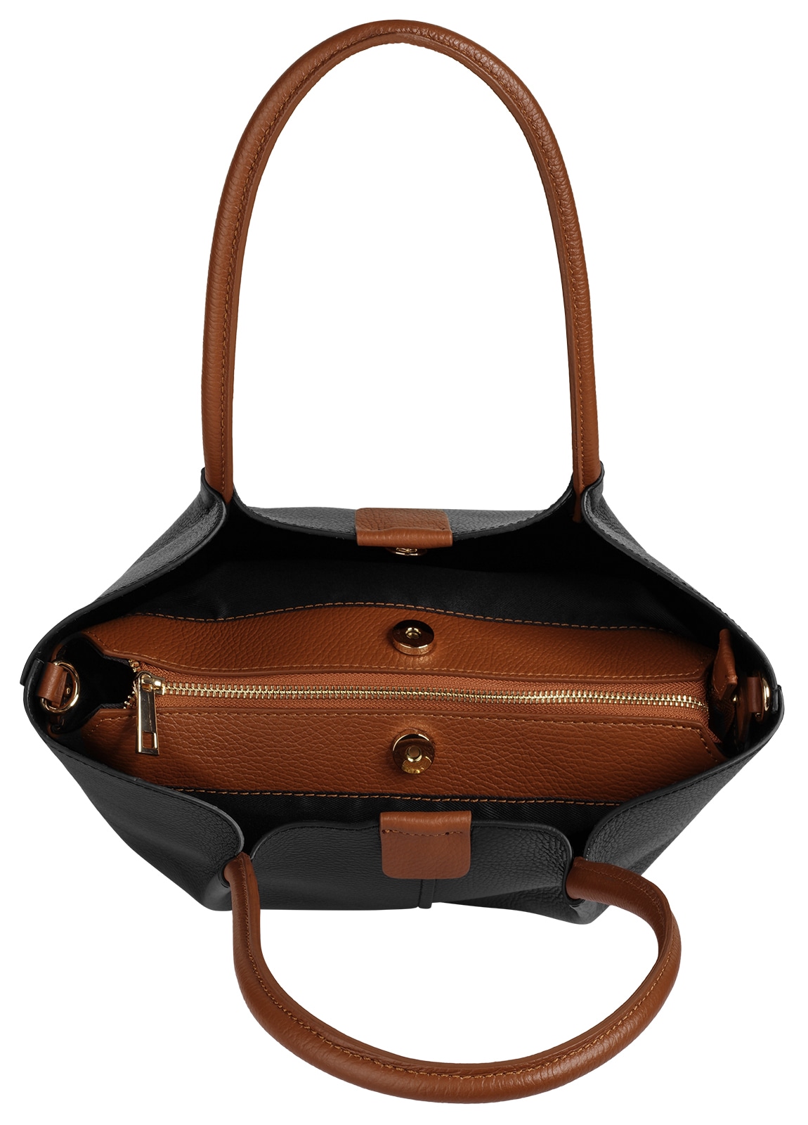 Samantha Look Sac à bandoulière Cuir véritable, fabriqué en Italie