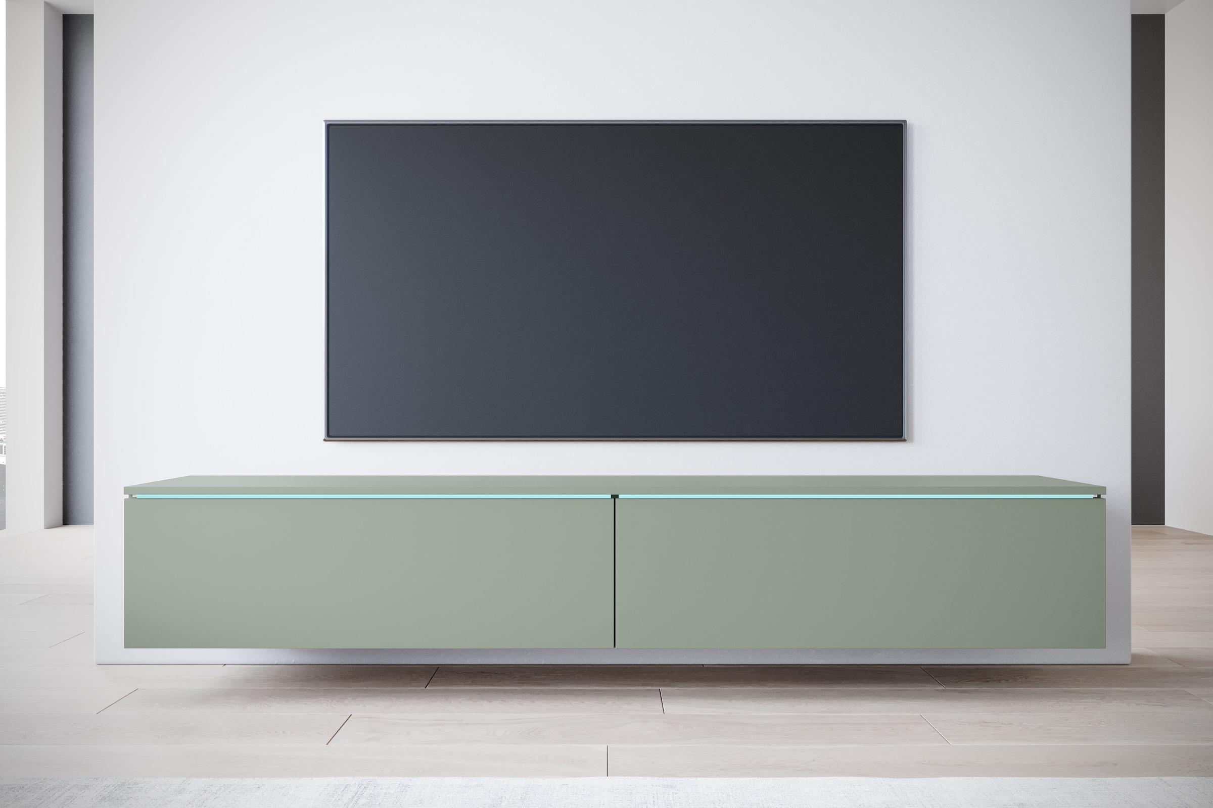 Image of Home affaire "LOWBOARD VERA, wahlweise mit oder ohne Beleuchtung" 180 cm, stehend und hängend, inkl. Beleuchtung