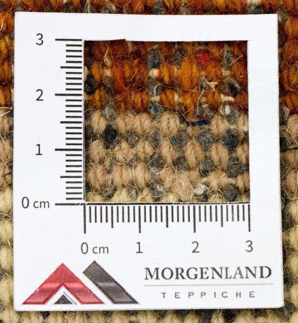 morgenland Wollteppich »Gabbeh Teppich handgeknüpft orange«, rechteckig, handgeknüpft