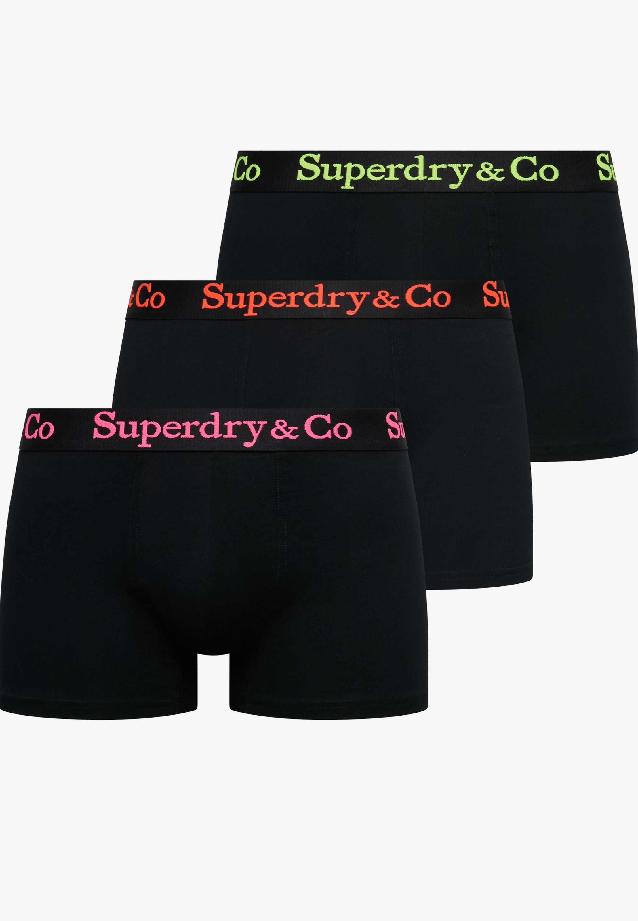 Superdry Boxers »SDRY & CO TRUNK TRIPLE PACK« Paquet, 3 cuis Mélange de coton, coupe slim