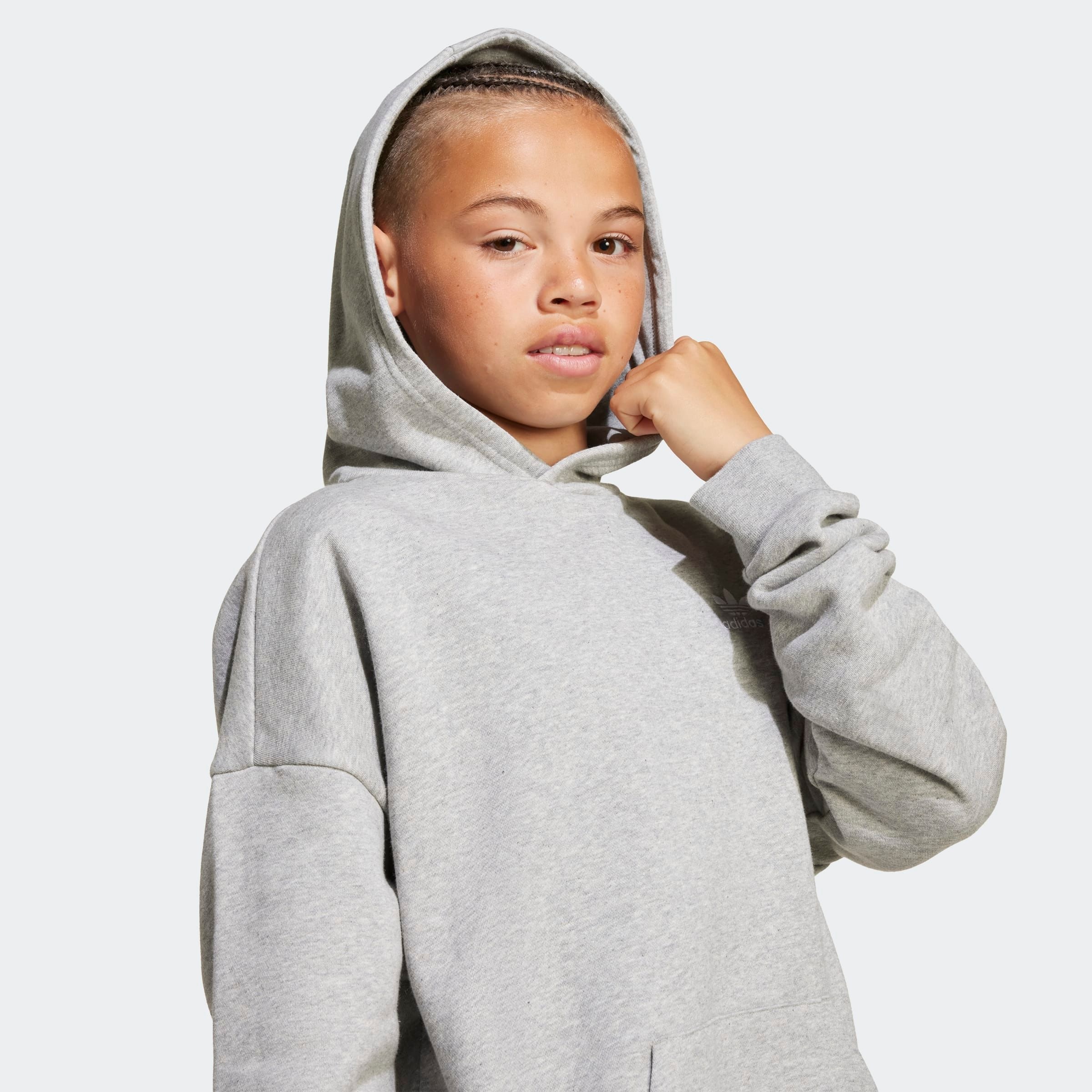 adidas Originals Kapuzensweatshirt »KIDS FLEECE-HOODIE, LOCKER GESCHNITTEN«
