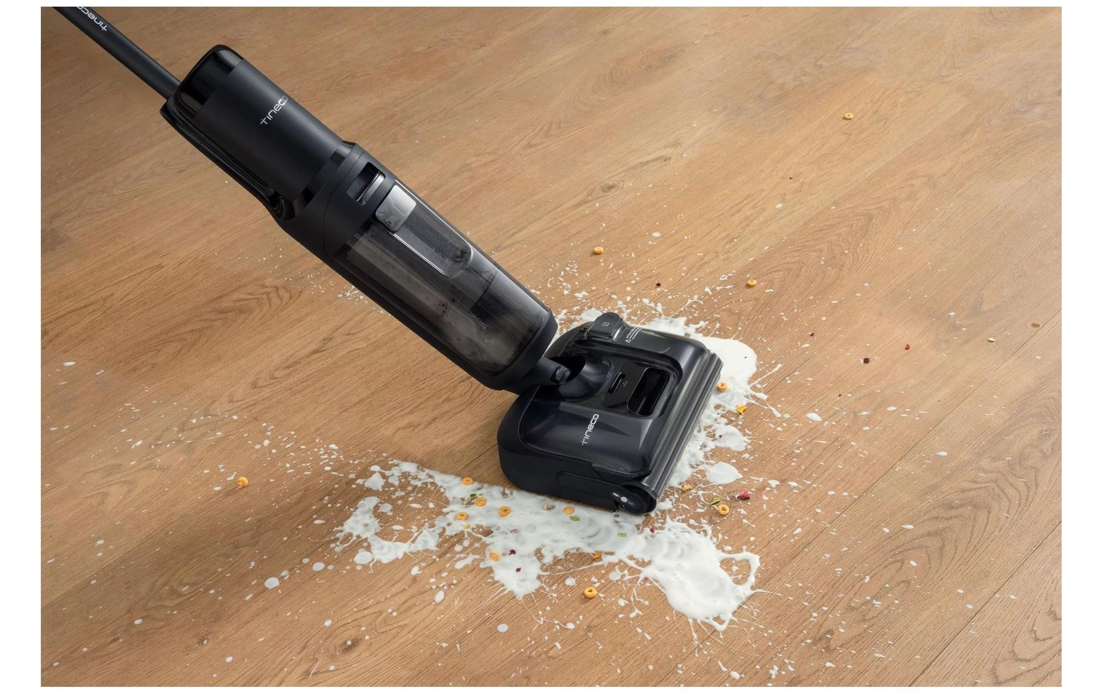 Tineco Aspirateur à eau et à poussière »Floor One S7 Stretch, 85° Grad Heissluft-Trocknung, 180° Grad Neigung« 50 Min Akku, automatische Anpassung der Saugleistung, Tierhaarfilter