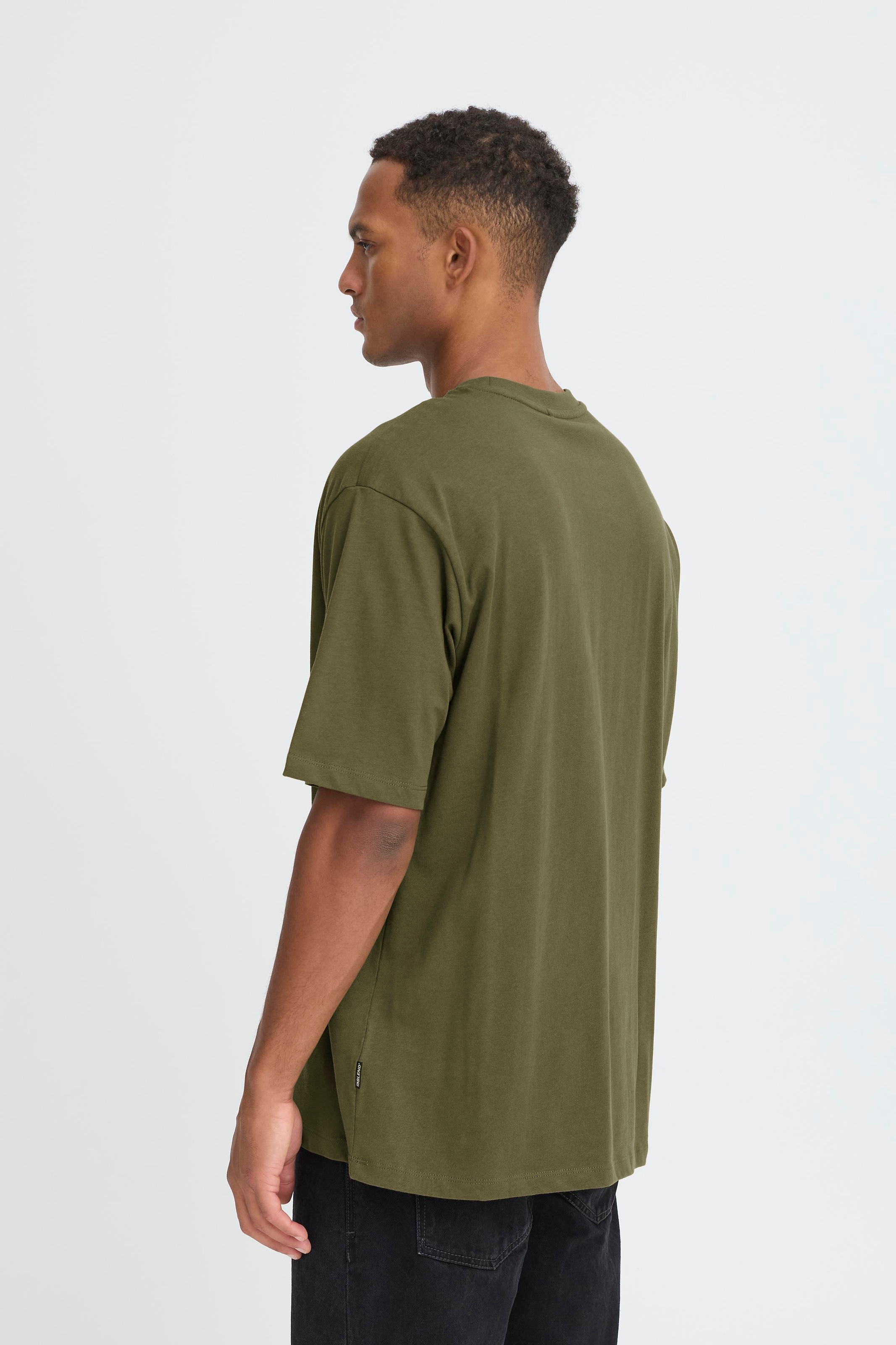 Blend Rundhalsshirt »BHFISHER OVERSIZE TEE« Baumwolle, relaxed fit