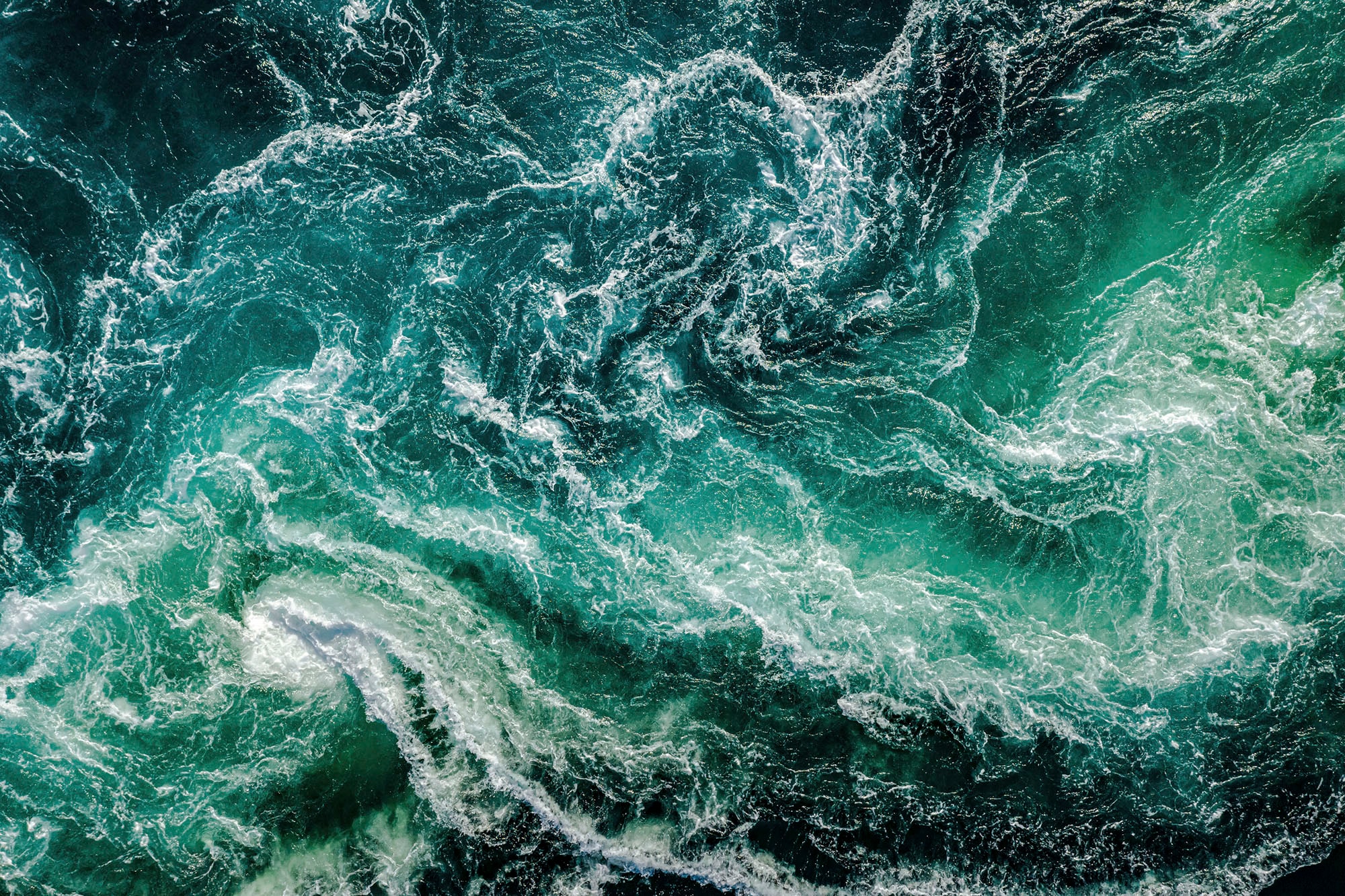 Image of queence Leinwandbild "Aqua" Kunst Meer Meer Bilder Modern Spa Spa Bilder 1 Stk. tlg. Akustikbild mit sehr guten Schallabsorptions-Eigenschaften