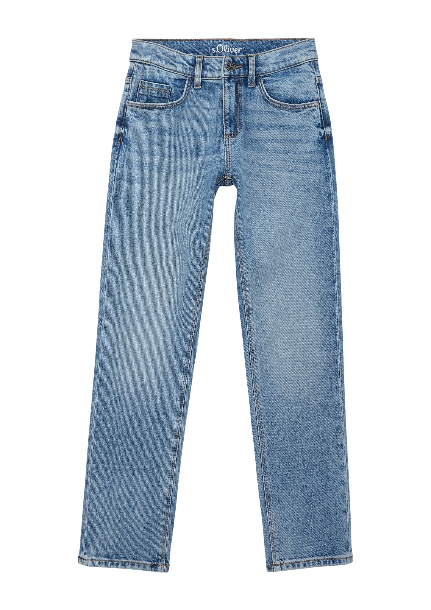 versandkostenfrei Mindestbestellwert im Junior s.Oliver Regular-fit-Jeans, ohne 5-Pocket-Stil - shoppen Trendige