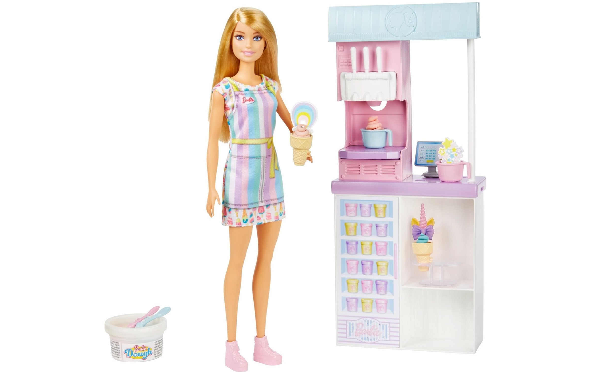 Barbie Spielwelt »Eisdiele mit Puppe«