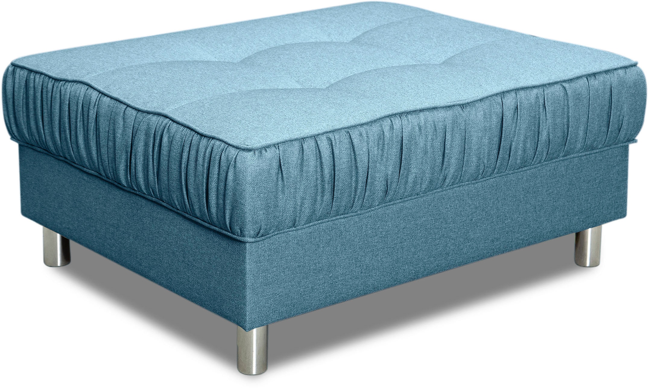 COLLECTION AB Ecksofa »Cannes L-Form« mit Hocker, inkl. Schlaffunktion