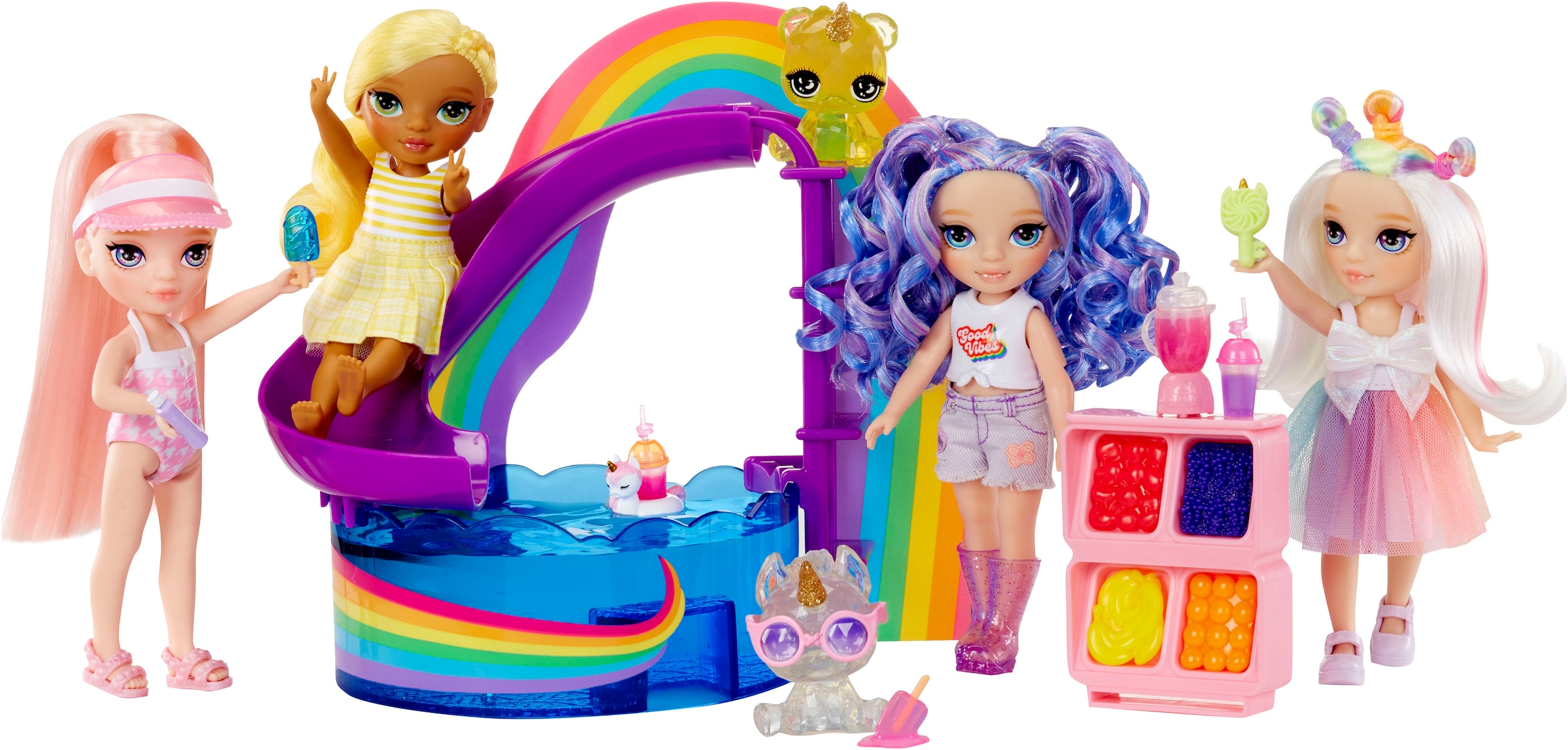 RAINBOW HIGH Mini-poupée »Rainbow High Little Pool Day with Blush Playset«