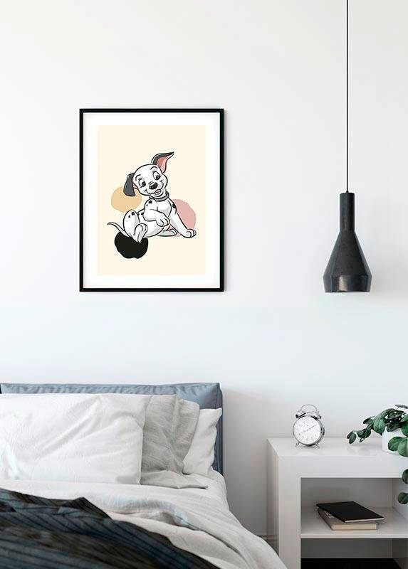 Komar Bild »101 Dalmatiner Dots«, Disney, (1 St.), Wandbild zur Dekoration im Kinderzimmer - ohne Rahmen