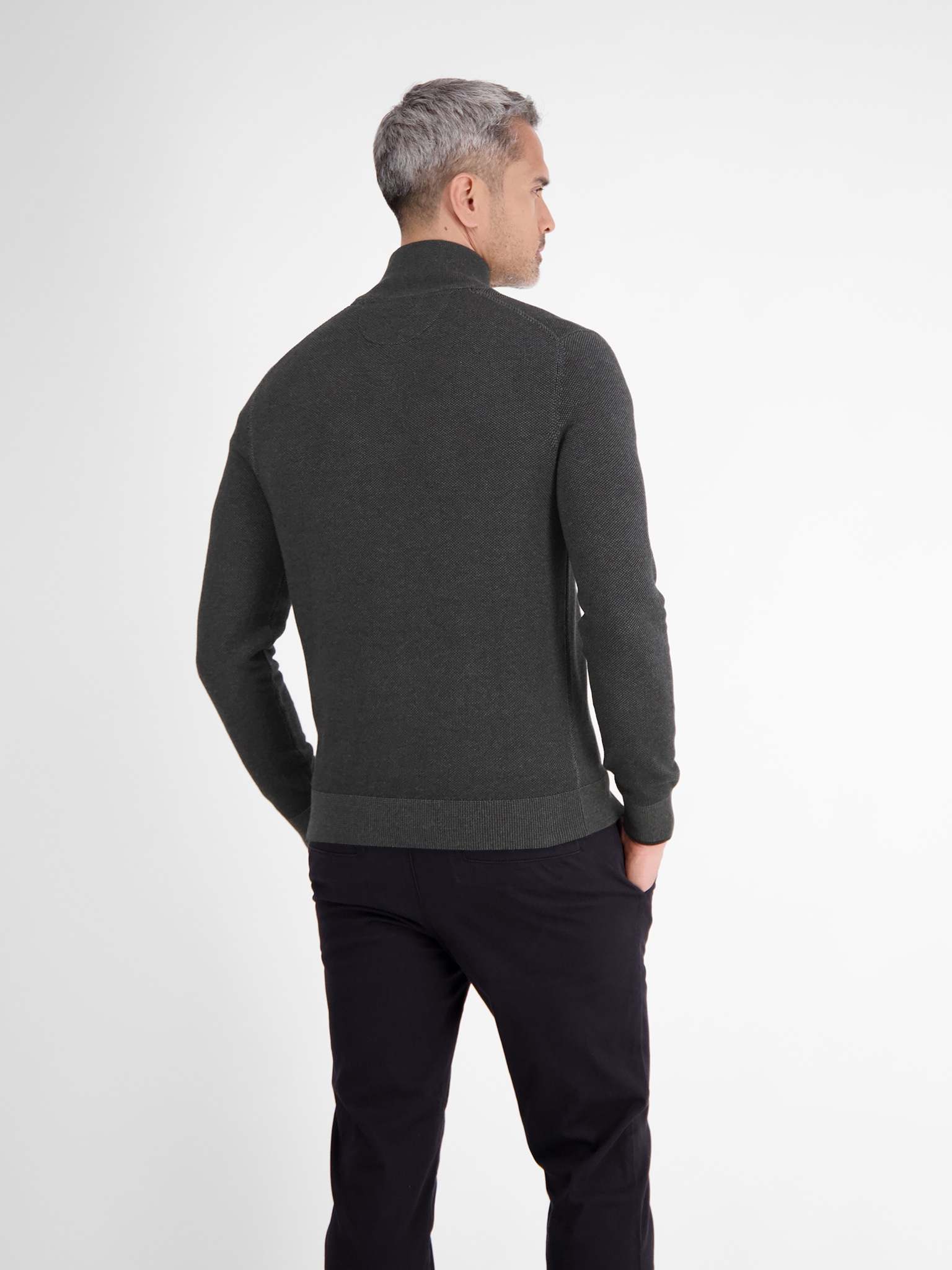 LERROS Veste en laine polaire ohne Kapuze mit Reissverchluss