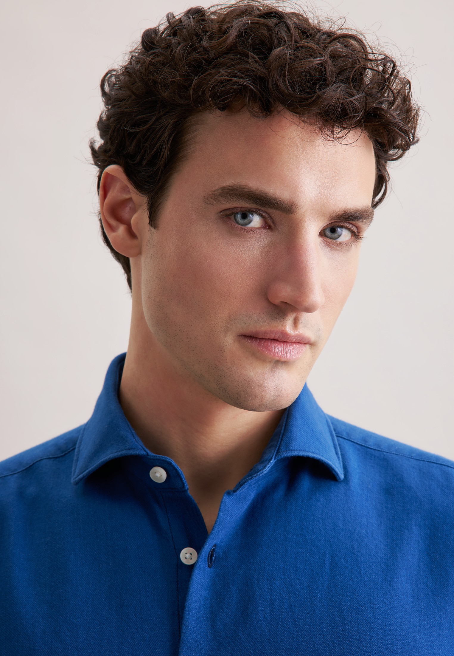 seidensticker Flanellhemd Regular 1/1 Kentkragen Uni