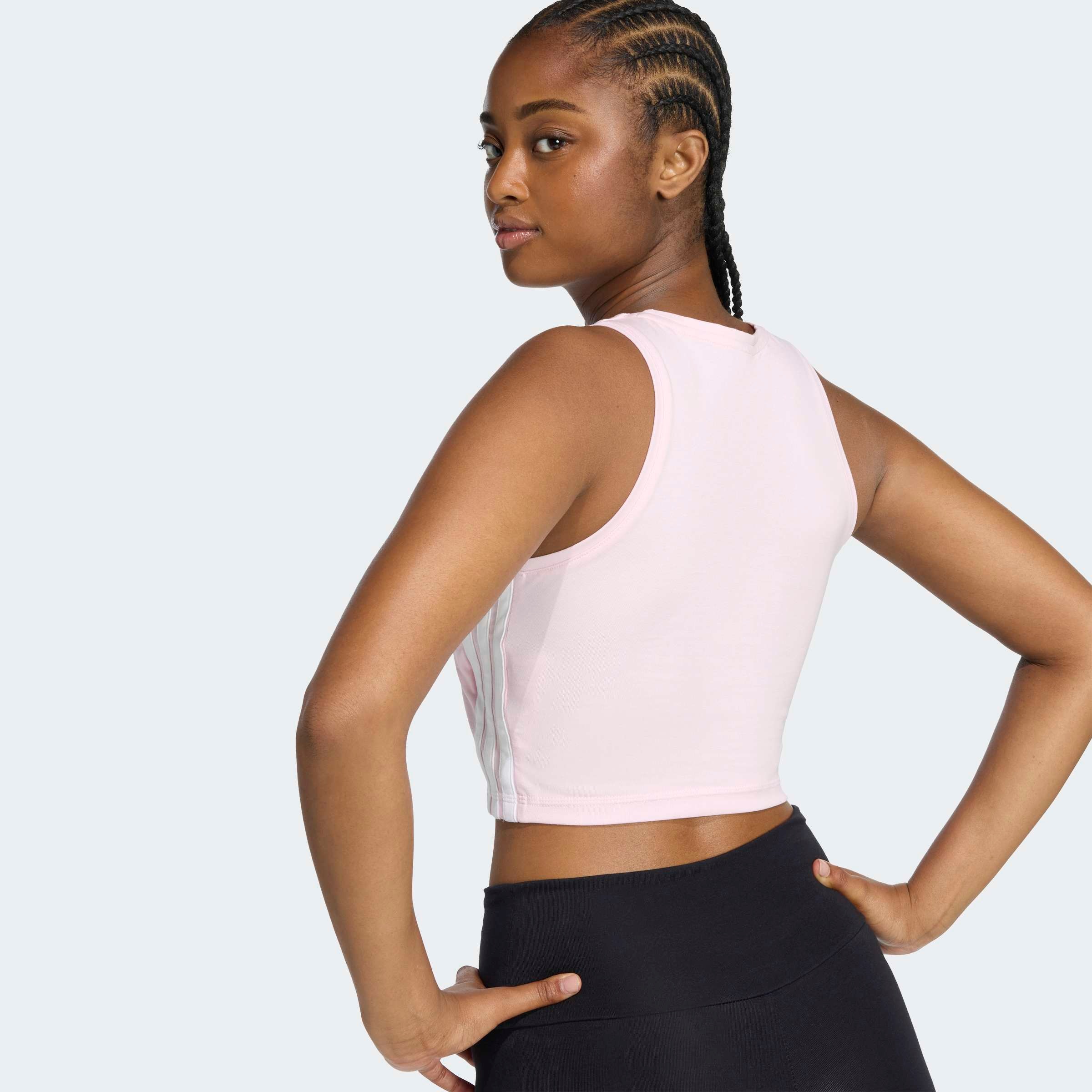 adidas Sportswear Débardeur »ESSENTIALS 3-STREIFEN GEPOLSTERTES«