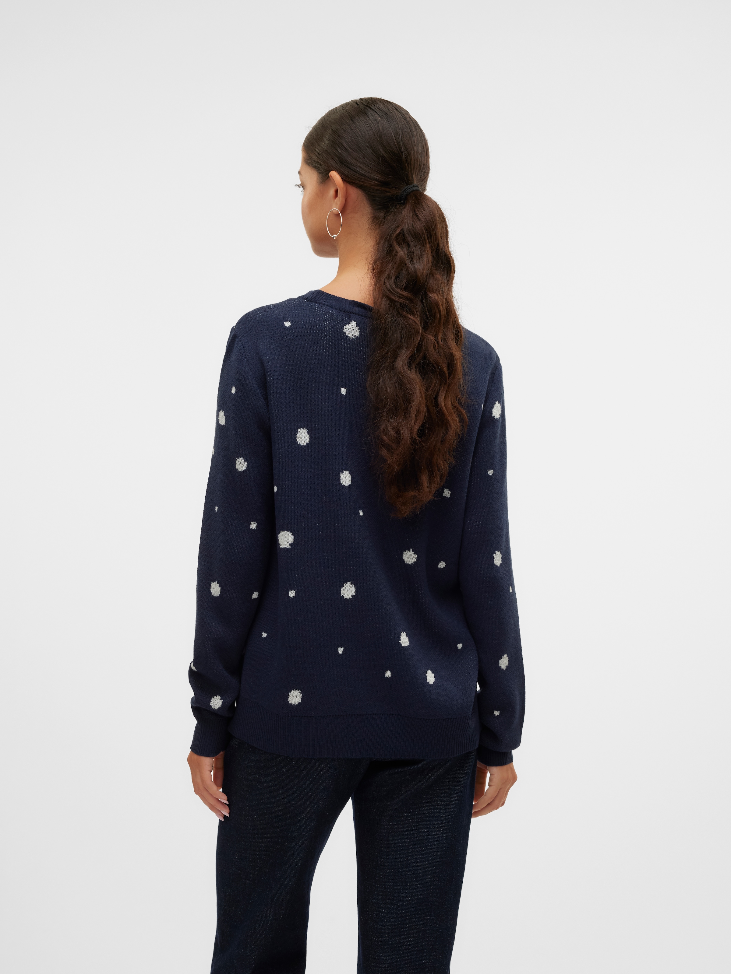 Vero Moda Weihnachtspullover »VMNEWTINSEL LS O-NECK BLOUSE XMAS«