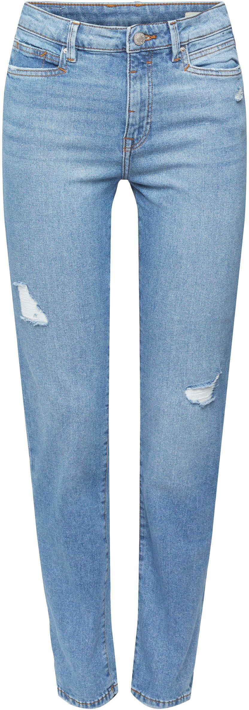 Modische Esprit Slim-fit-Jeans, mit Destroyed-Effekten ohne  Mindestbestellwert bestellen