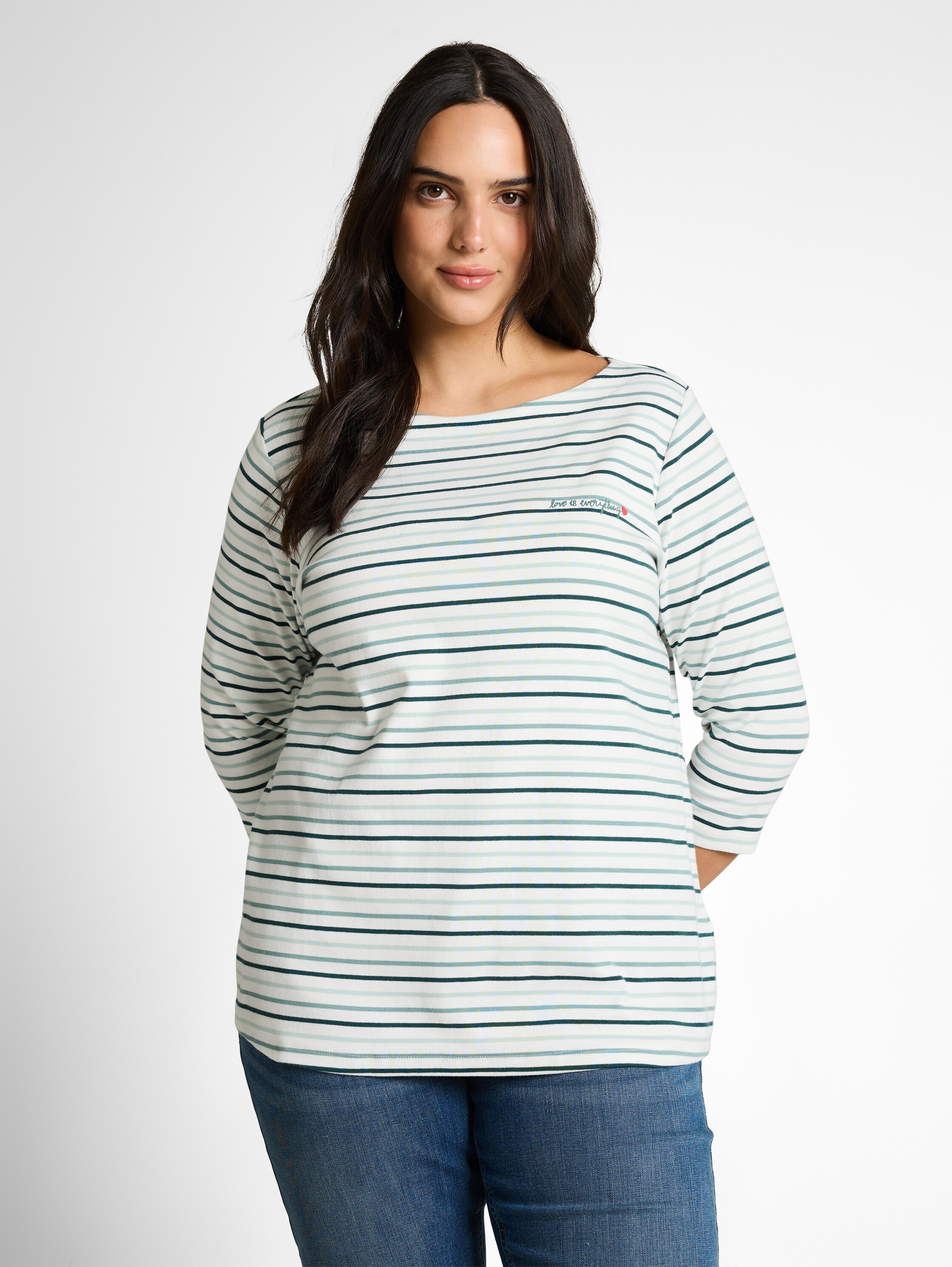 Image of TOM TAILOR PLUS T-Shirt mit Schriftzug