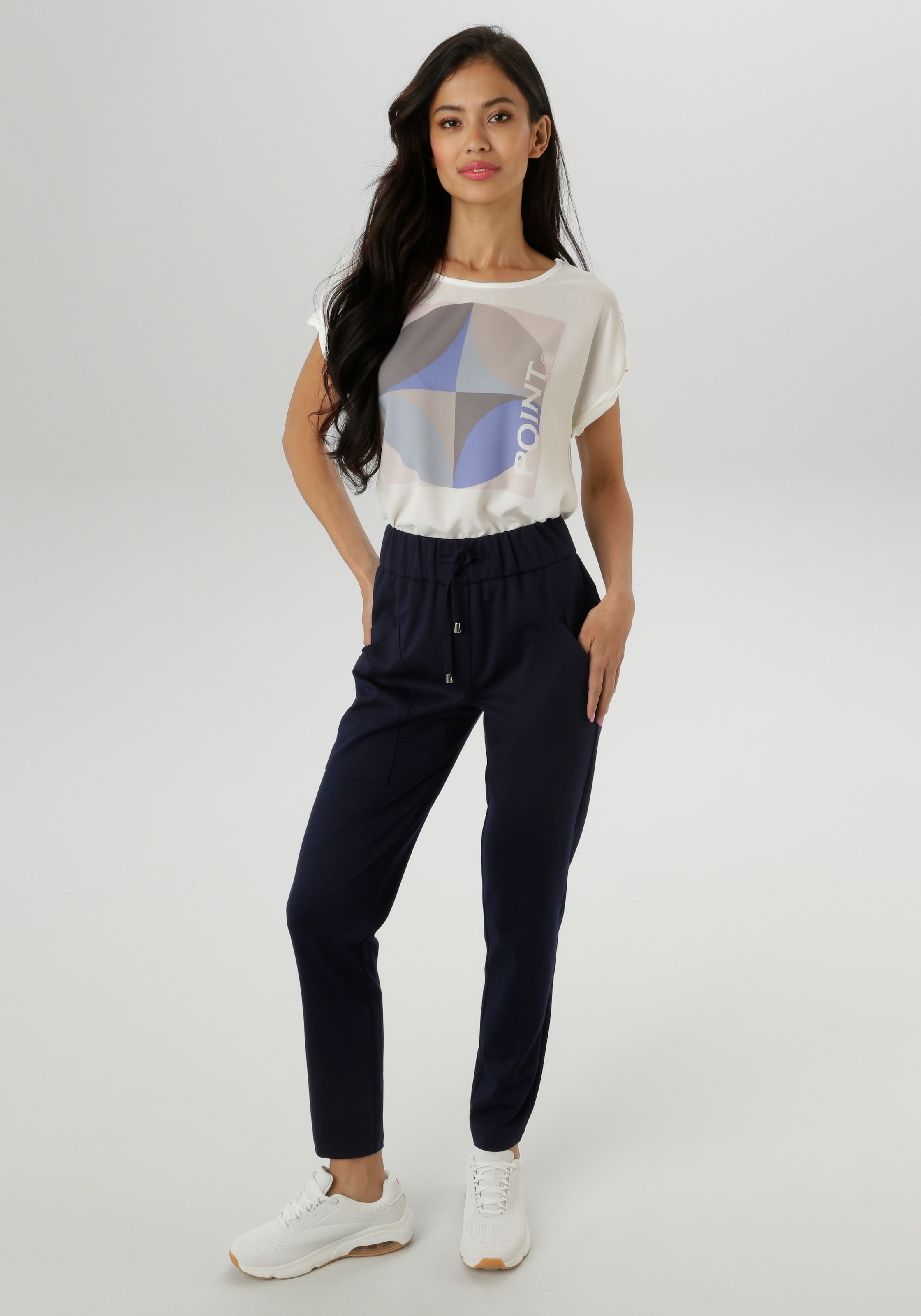 Aniston SELECTED Shirtbluse, im Materialmis - NEUE KOLLEKTION